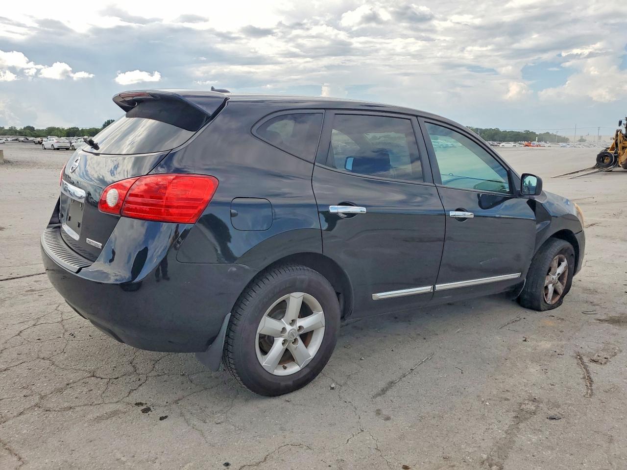 2012 Nissan Rogue S Черный vin: JN8AS5MT8CW260233
