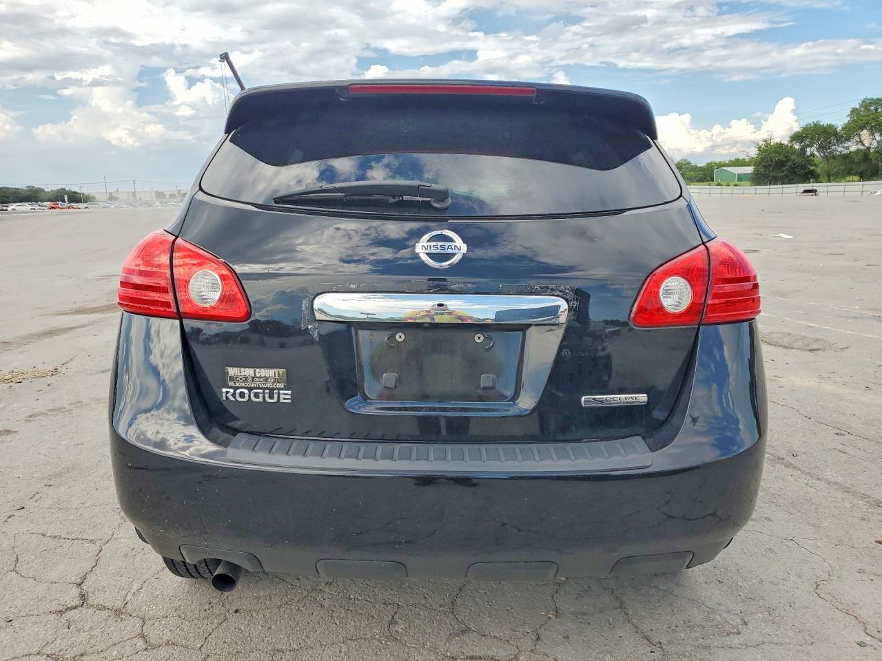 2012 Nissan Rogue S Черный vin: JN8AS5MT8CW260233