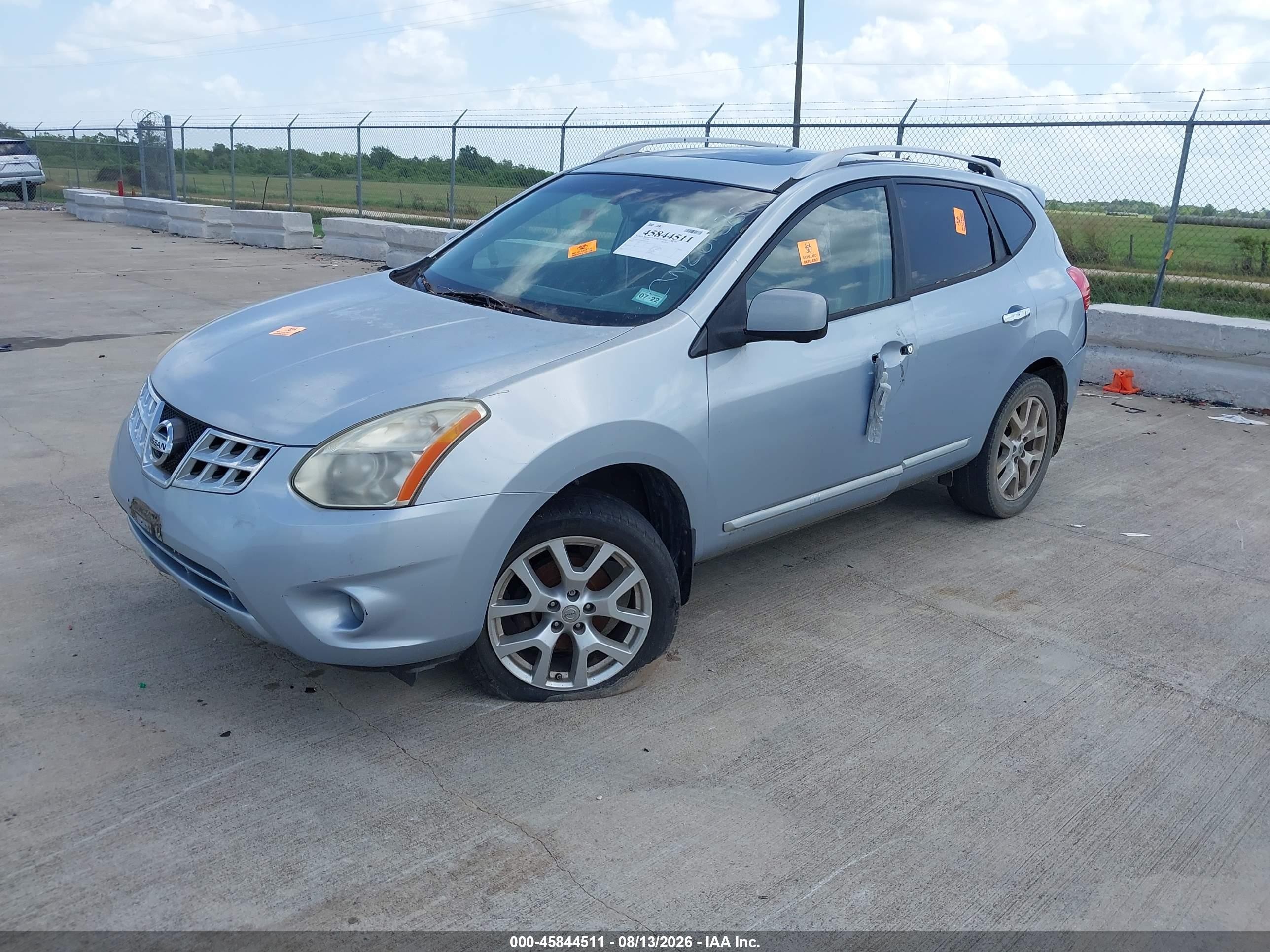 2012 Nissan Rogue Sv W/sl Pkg Silver vin: JN8AS5MT8CW261382