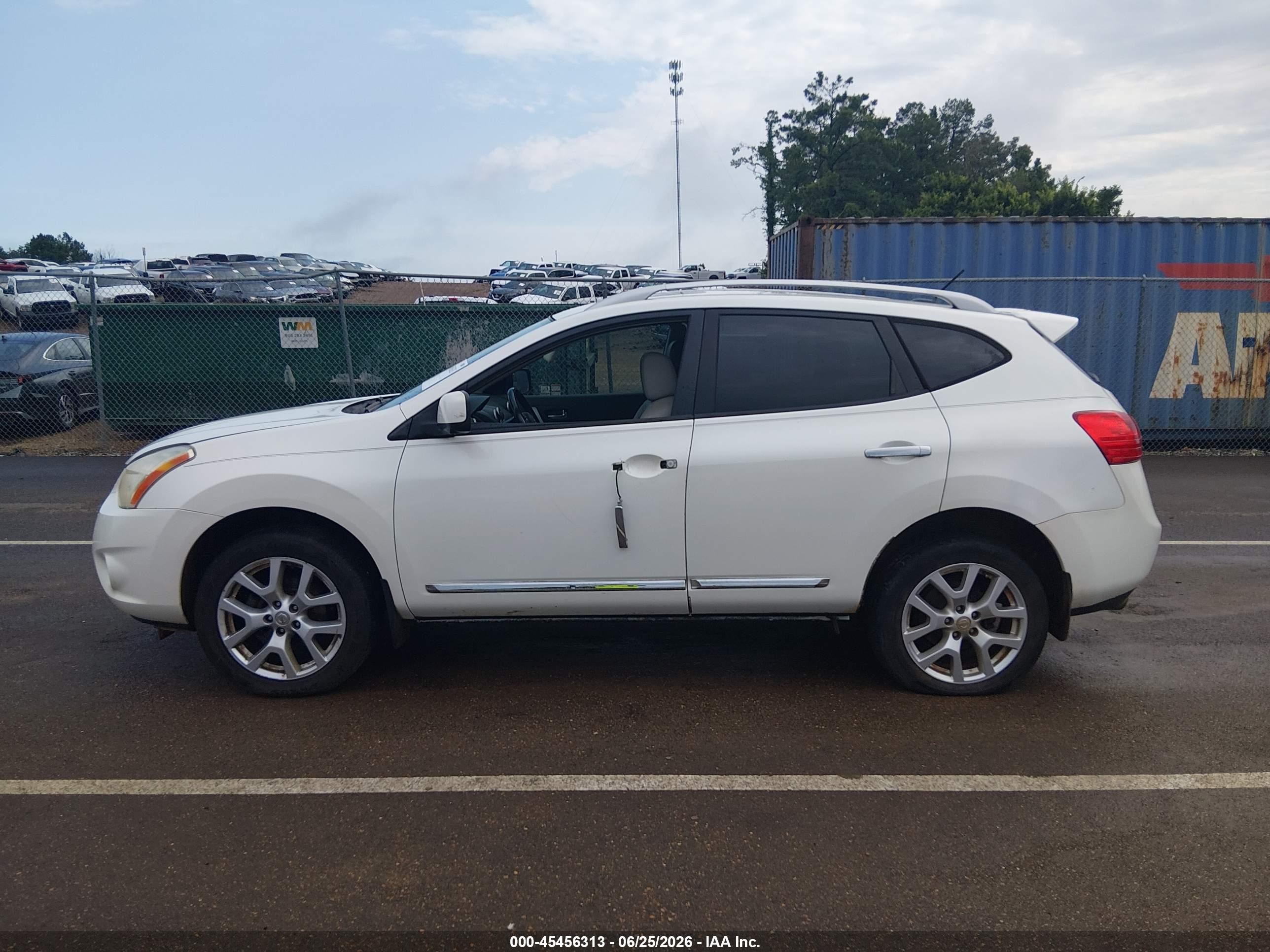 2012 Nissan Rogue Sv W/sl Pkg White vin: JN8AS5MT8CW262497