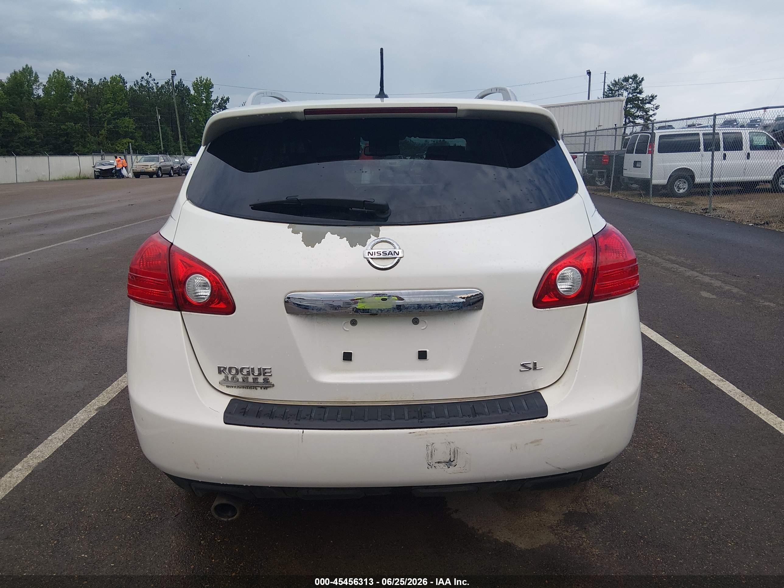 2012 Nissan Rogue Sv W/sl Pkg White vin: JN8AS5MT8CW262497