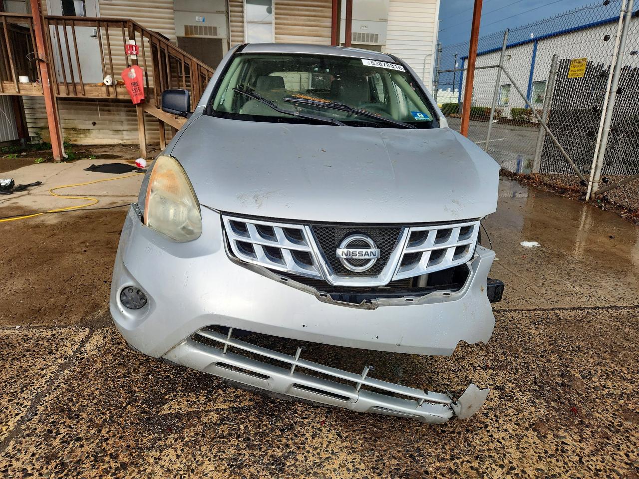 2012 Nissan Rogue S Silver vin: JN8AS5MT8CW268395