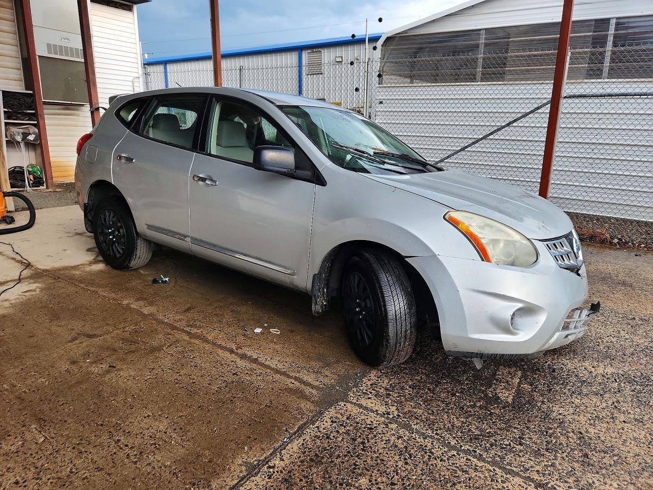 2012 Nissan Rogue S Silver vin: JN8AS5MT8CW268395