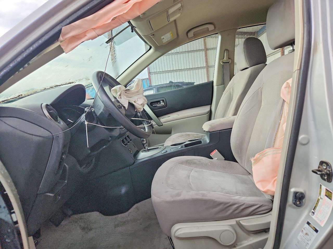 2012 Nissan Rogue S Silver vin: JN8AS5MT8CW268395