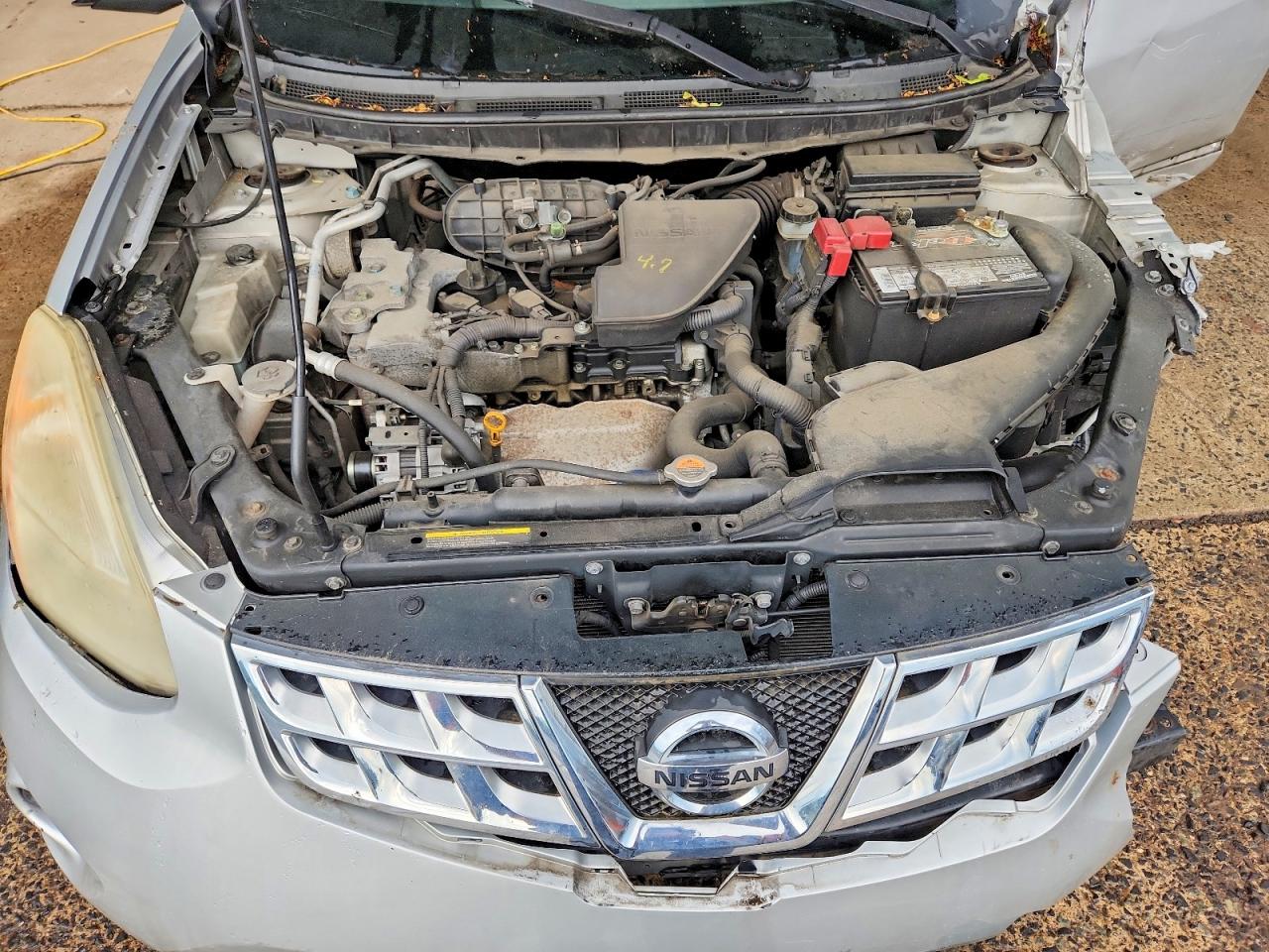 2012 Nissan Rogue S Silver vin: JN8AS5MT8CW268395