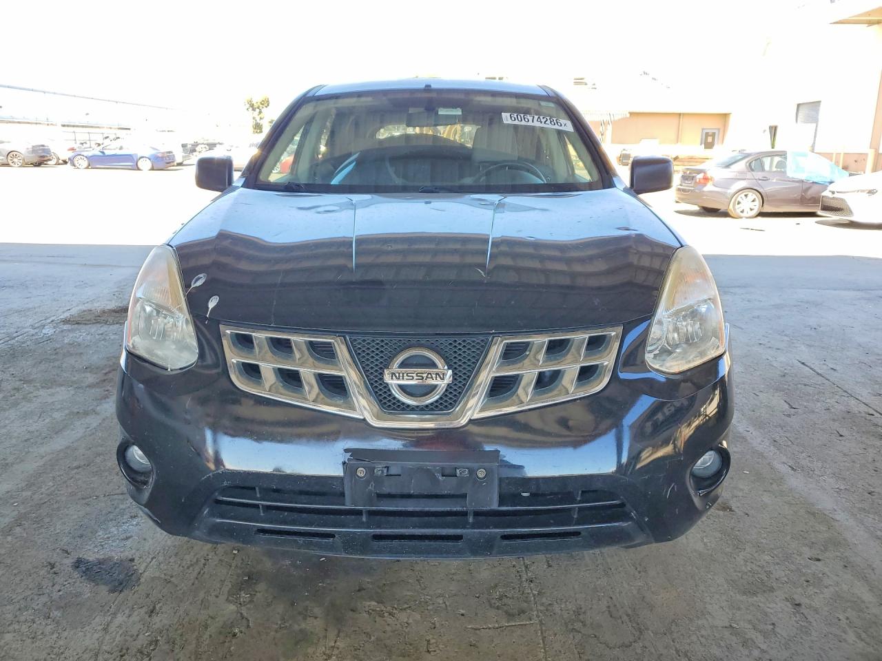 2012 Nissan Rogue S Black vin: JN8AS5MT8CW276805