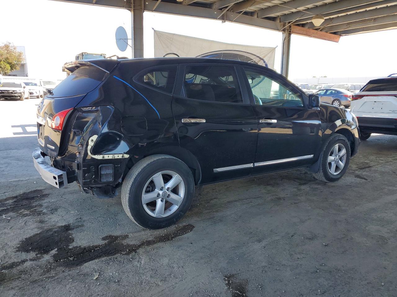 2012 Nissan Rogue S Black vin: JN8AS5MT8CW276805