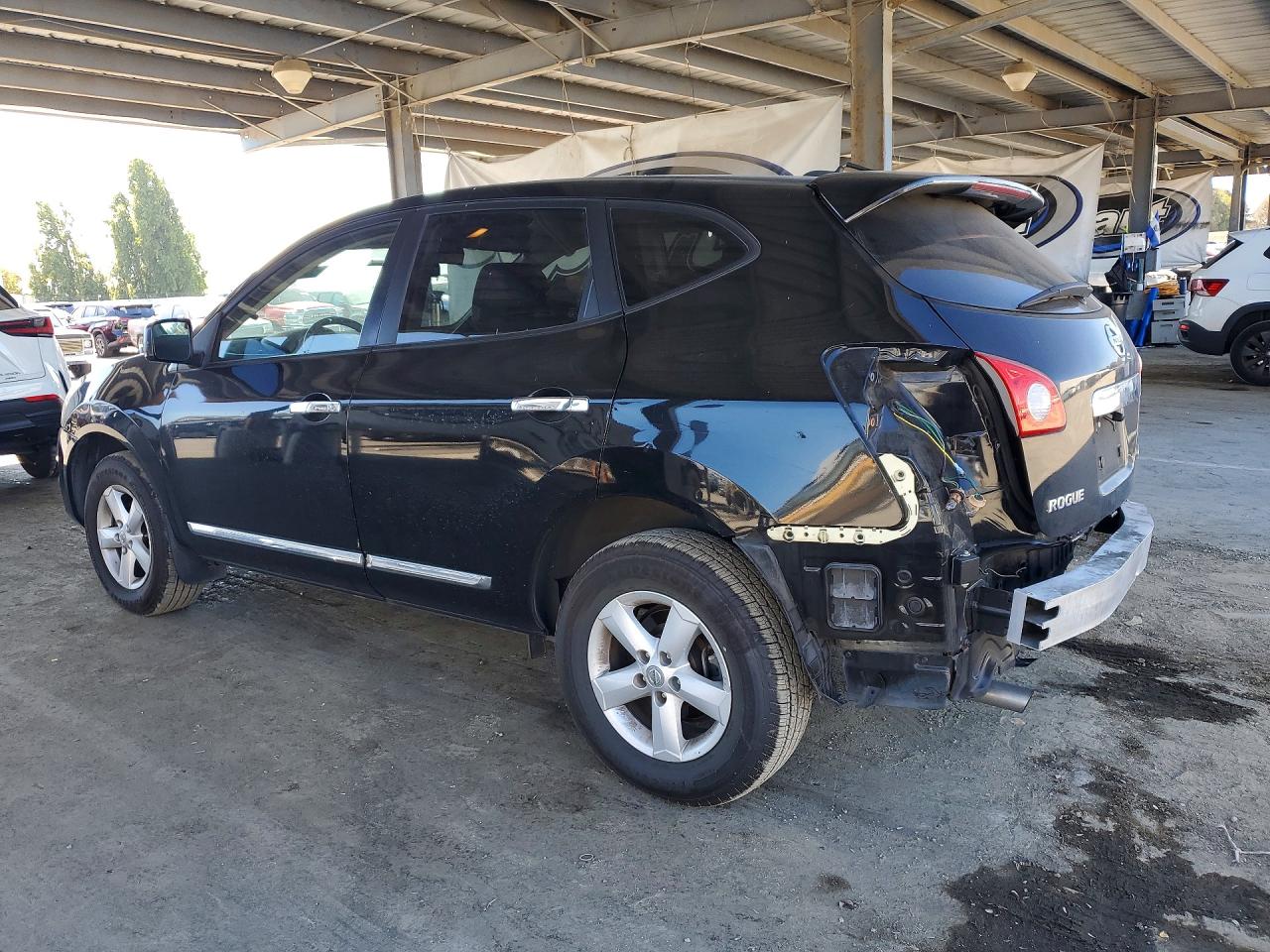 2012 Nissan Rogue S Black vin: JN8AS5MT8CW276805