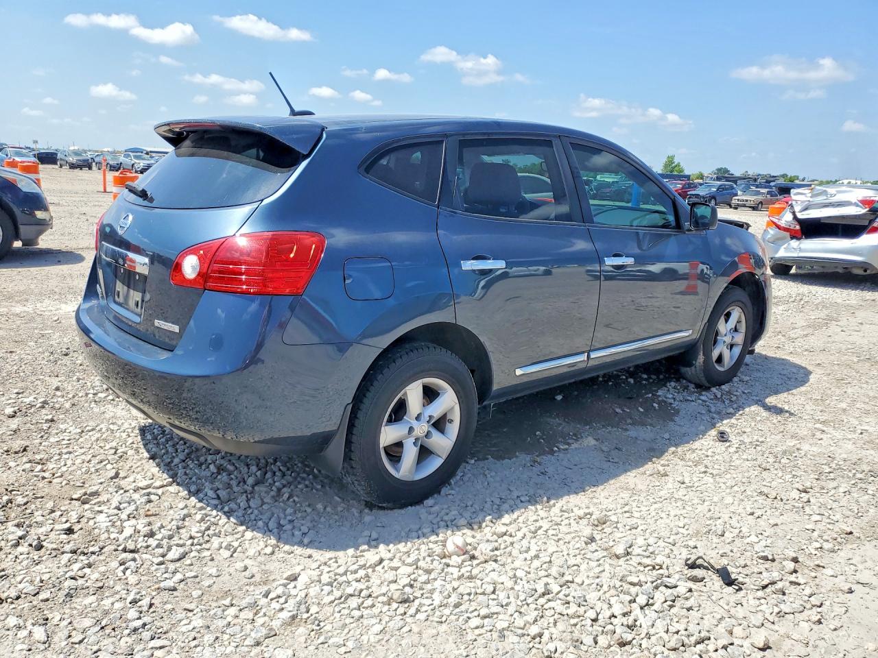 2012 Nissan Rogue S Blue vin: JN8AS5MT8CW278991