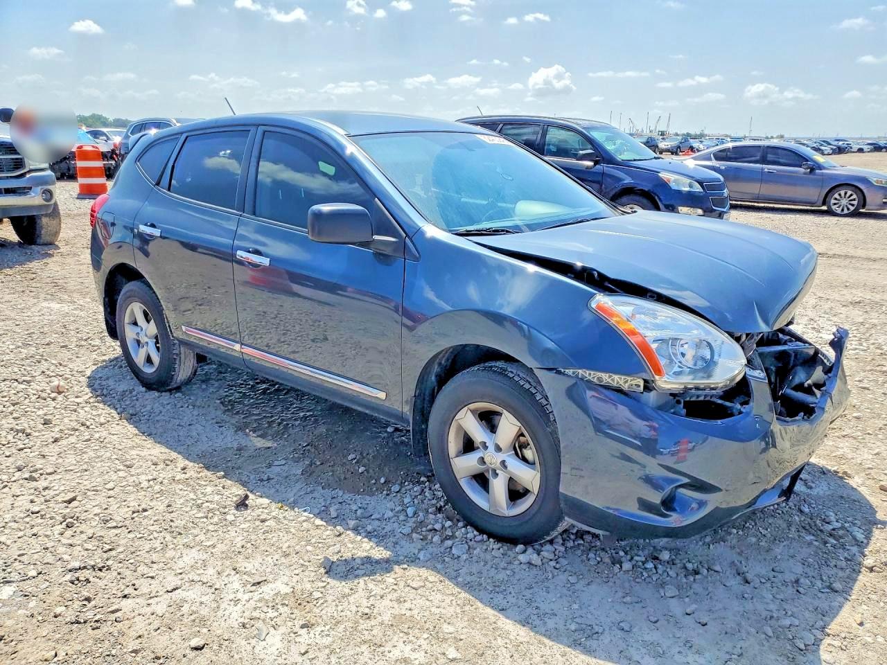 2012 Nissan Rogue S Blue vin: JN8AS5MT8CW278991