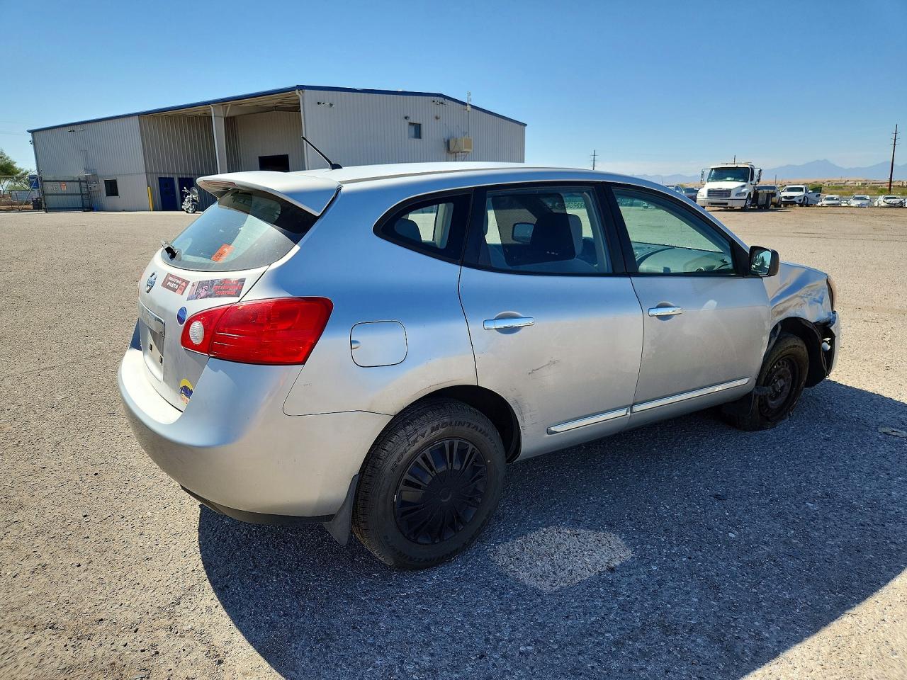 2012 Nissan Rogue S Silver vin: JN8AS5MT8CW279414