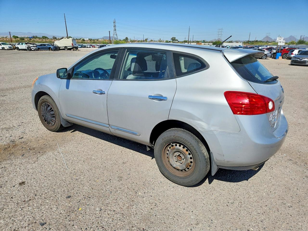 2012 Nissan Rogue S Silver vin: JN8AS5MT8CW279414