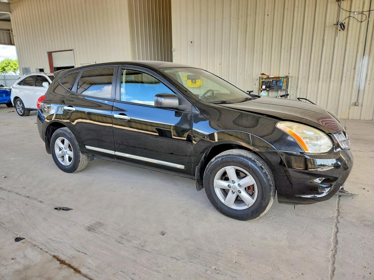 2012 Nissan Rogue S Черный vin: JN8AS5MT8CW279588