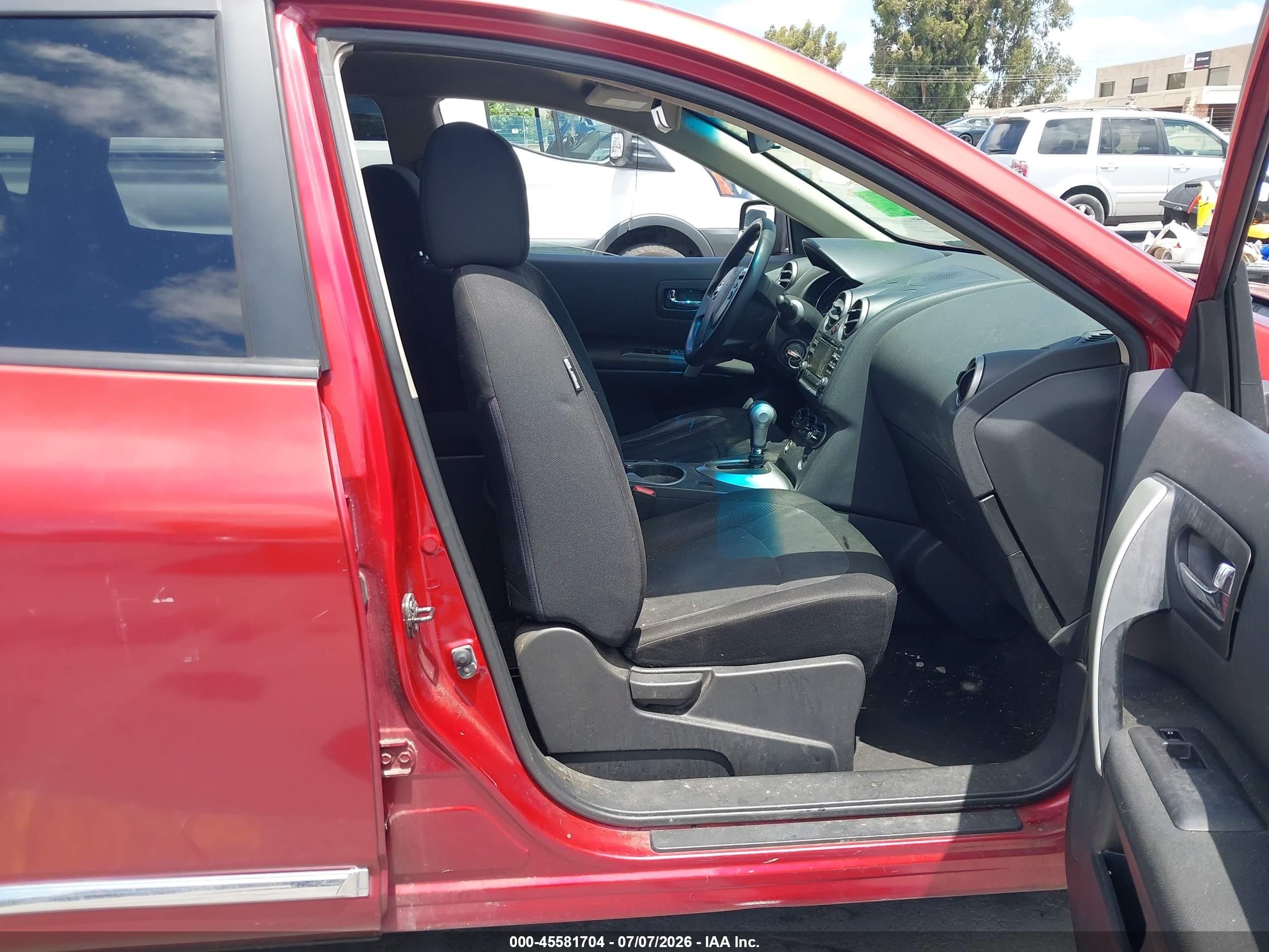 2012 Nissan Rogue S Red vin: JN8AS5MT8CW281910