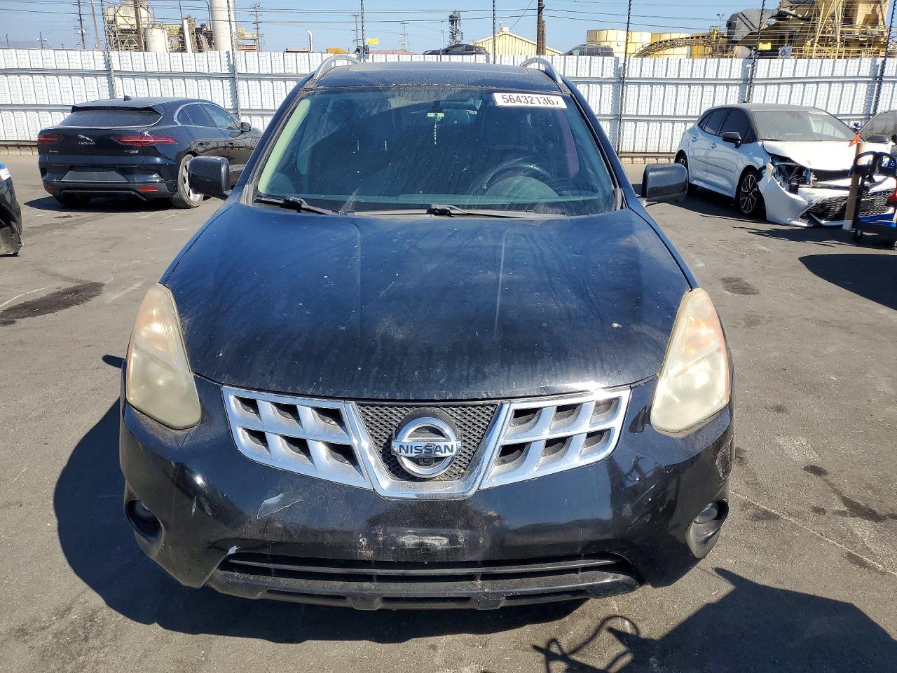 2012 Nissan Rogue S Черный vin: JN8AS5MT8CW282572