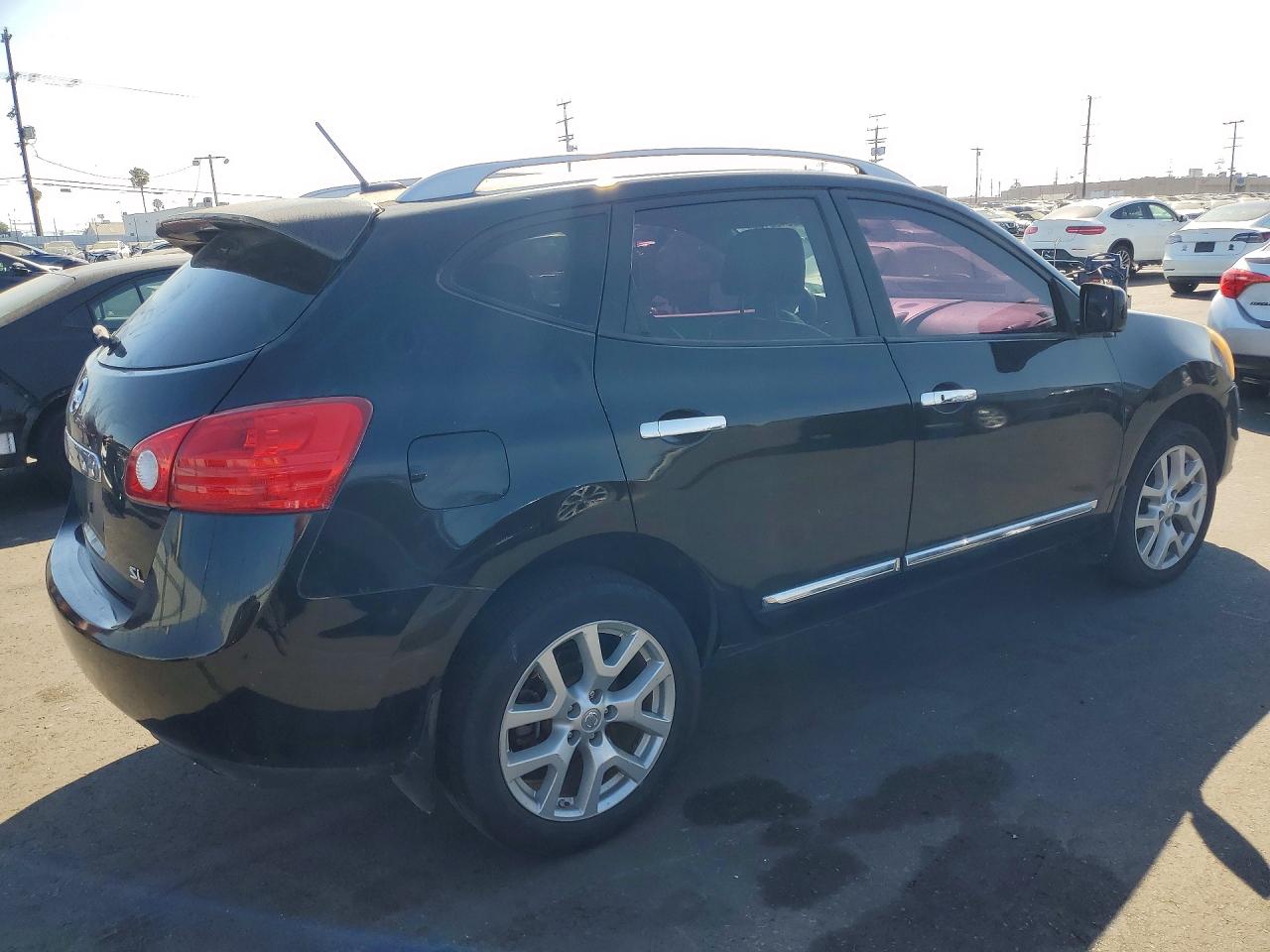 2012 Nissan Rogue S Черный vin: JN8AS5MT8CW282572