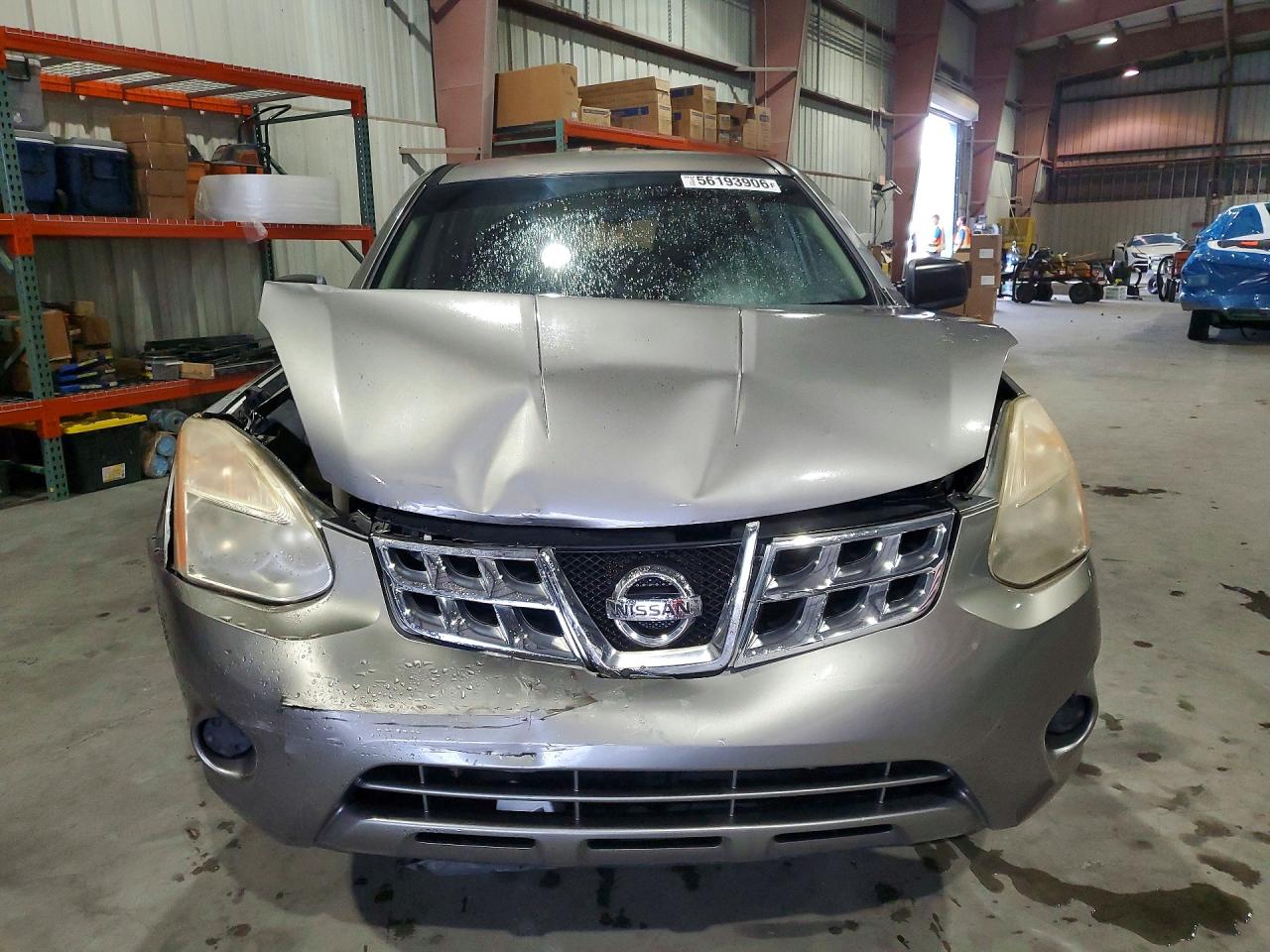 2012 Nissan Rogue S Silver vin: JN8AS5MT8CW282748