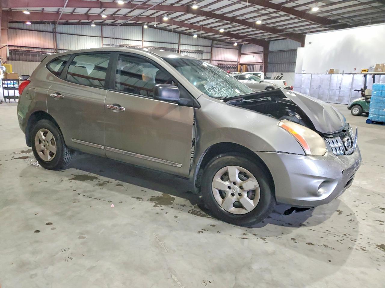 2012 Nissan Rogue S Silver vin: JN8AS5MT8CW282748