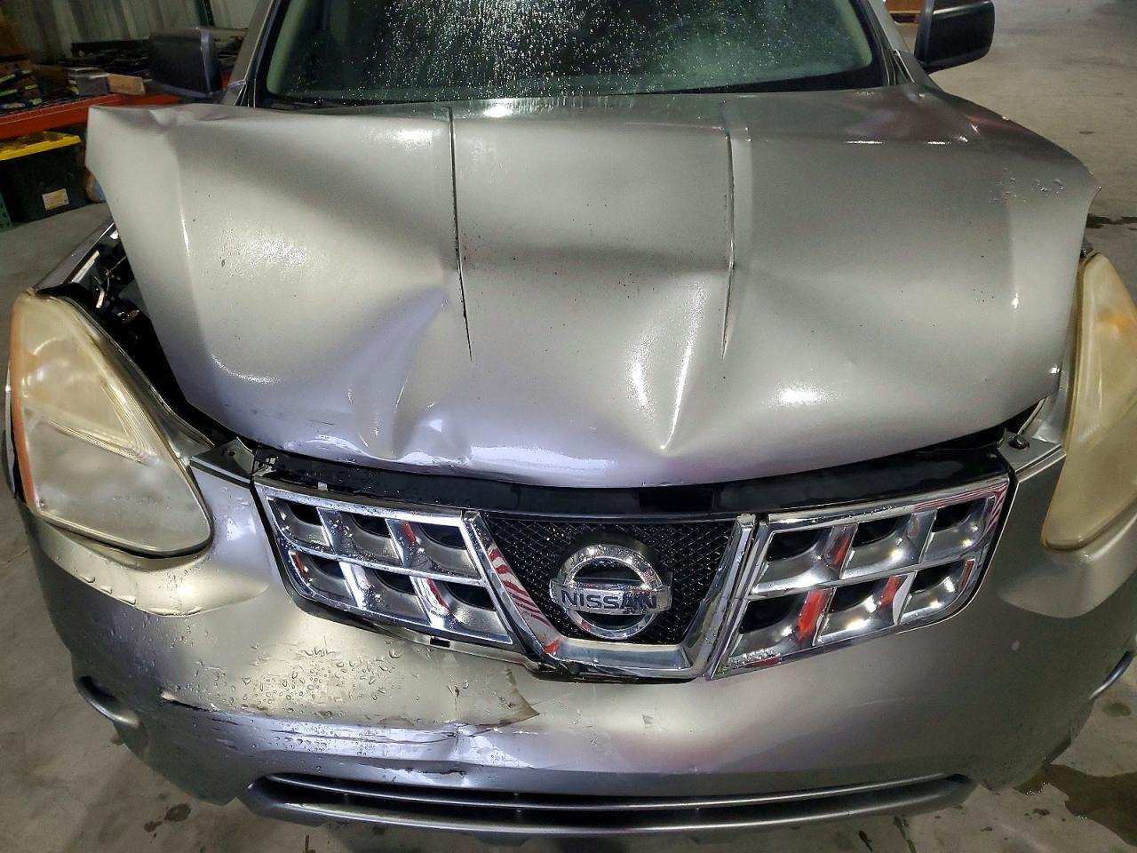 2012 Nissan Rogue S Silver vin: JN8AS5MT8CW282748
