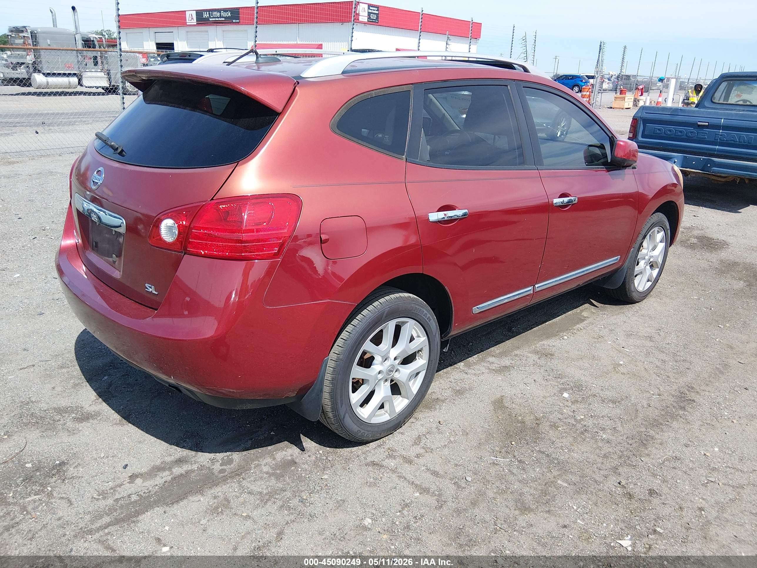 2012 Nissan Rogue Sv W/sl Pkg Red vin: JN8AS5MT8CW293622