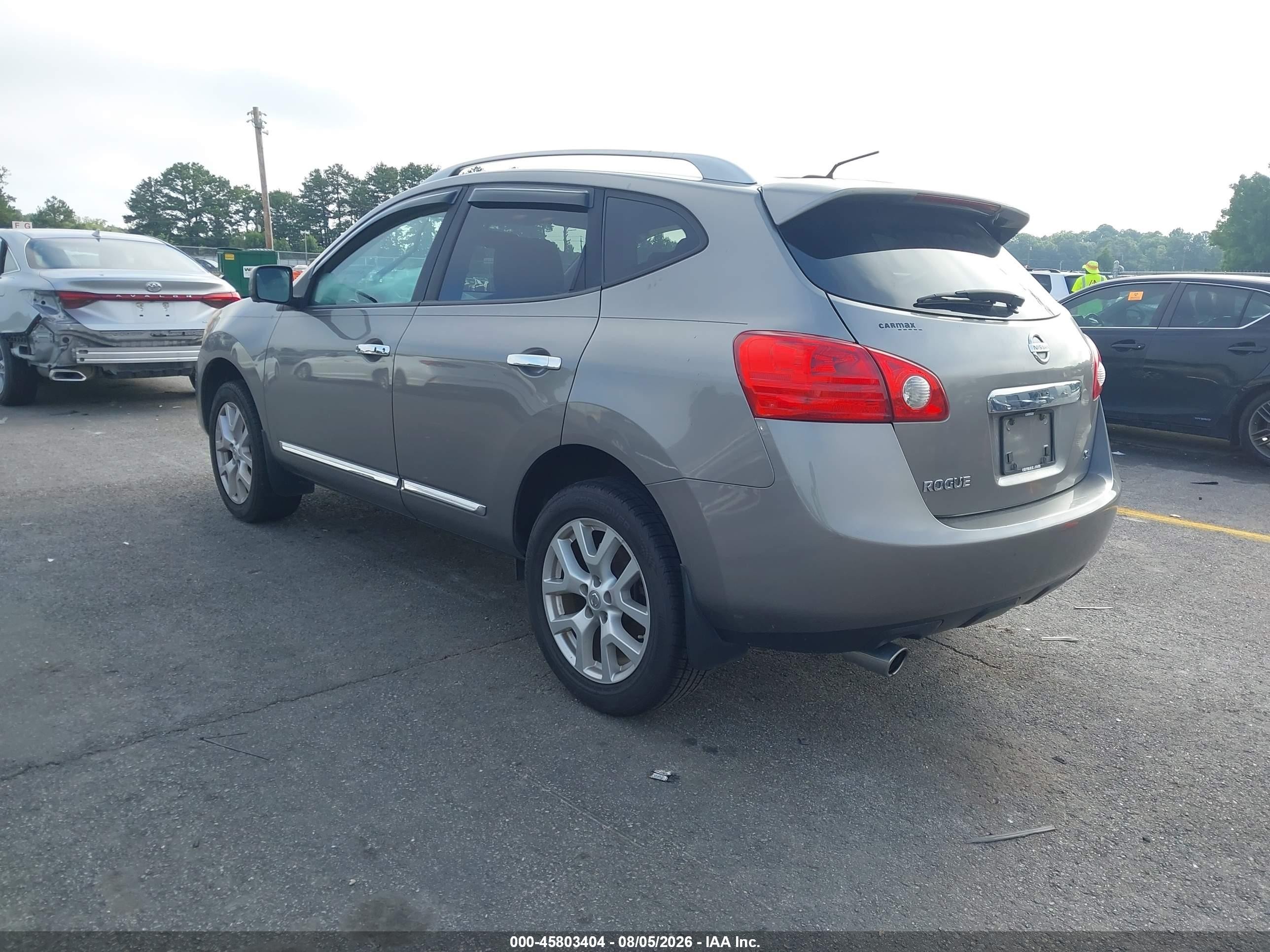 2012 Nissan Rogue Sv W/sl Pkg Gray vin: JN8AS5MT8CW299436