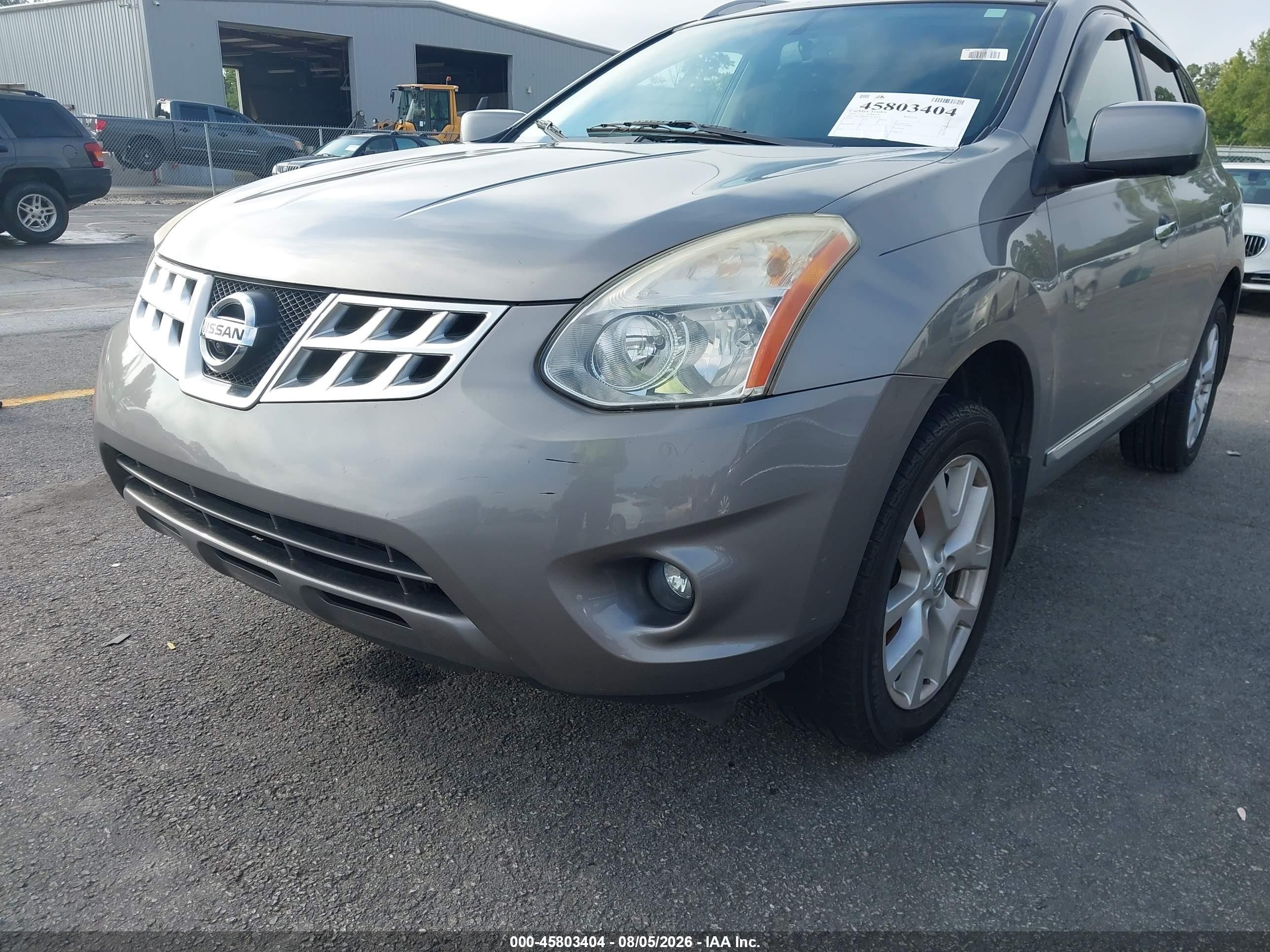 2012 Nissan Rogue Sv W/sl Pkg Gray vin: JN8AS5MT8CW299436