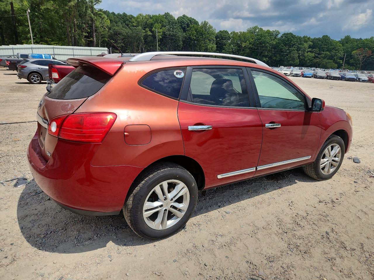 2012 Nissan Rogue S Burgundy vin: JN8AS5MT8CW301668