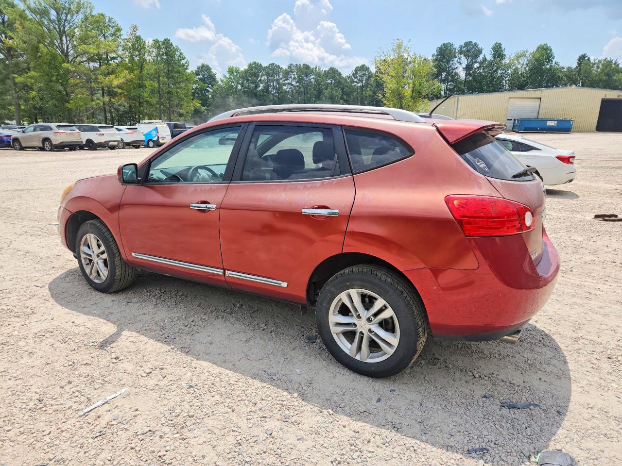 2012 Nissan Rogue S Burgundy vin: JN8AS5MT8CW301668