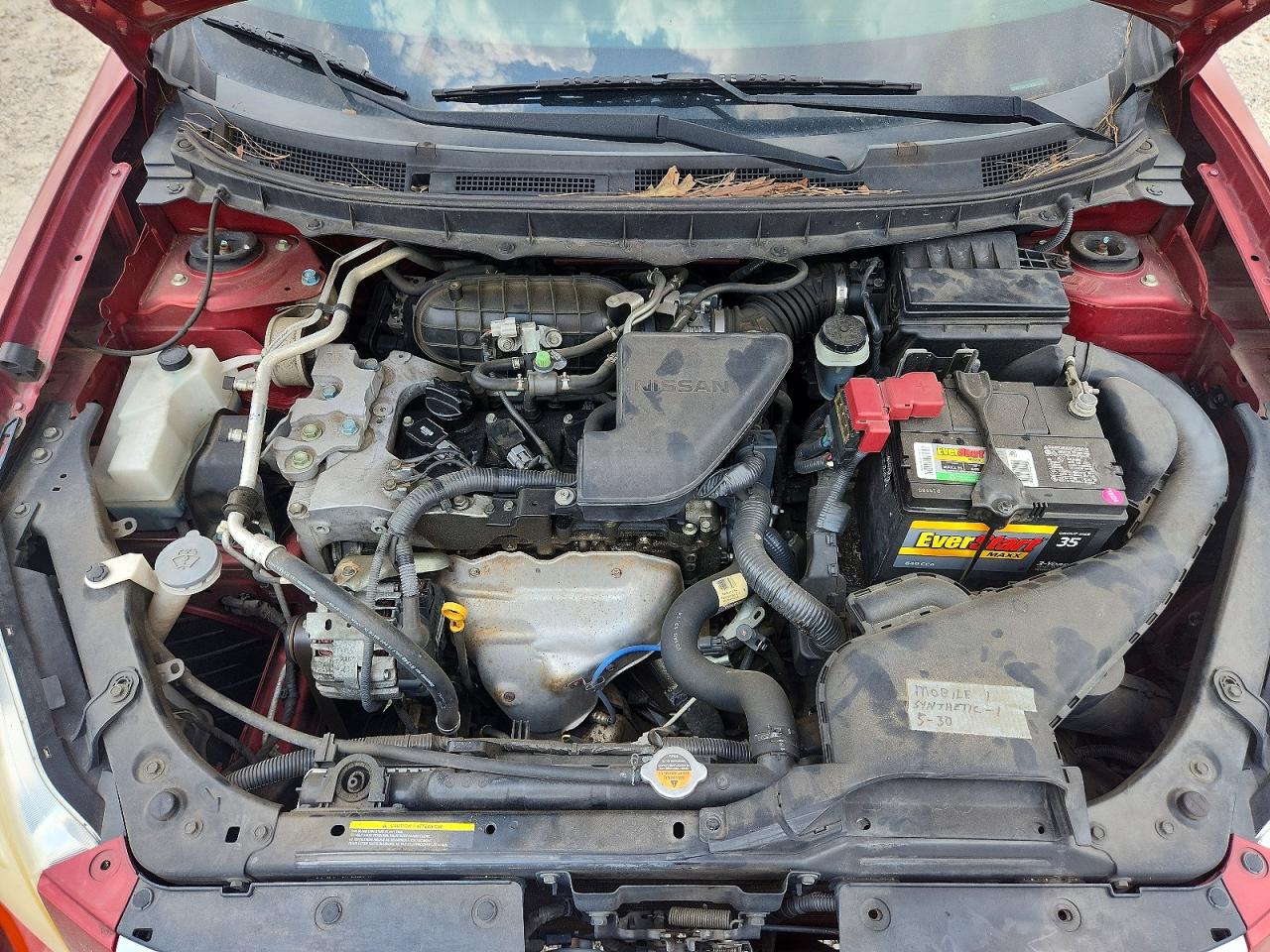 2012 Nissan Rogue S Burgundy vin: JN8AS5MT8CW301668