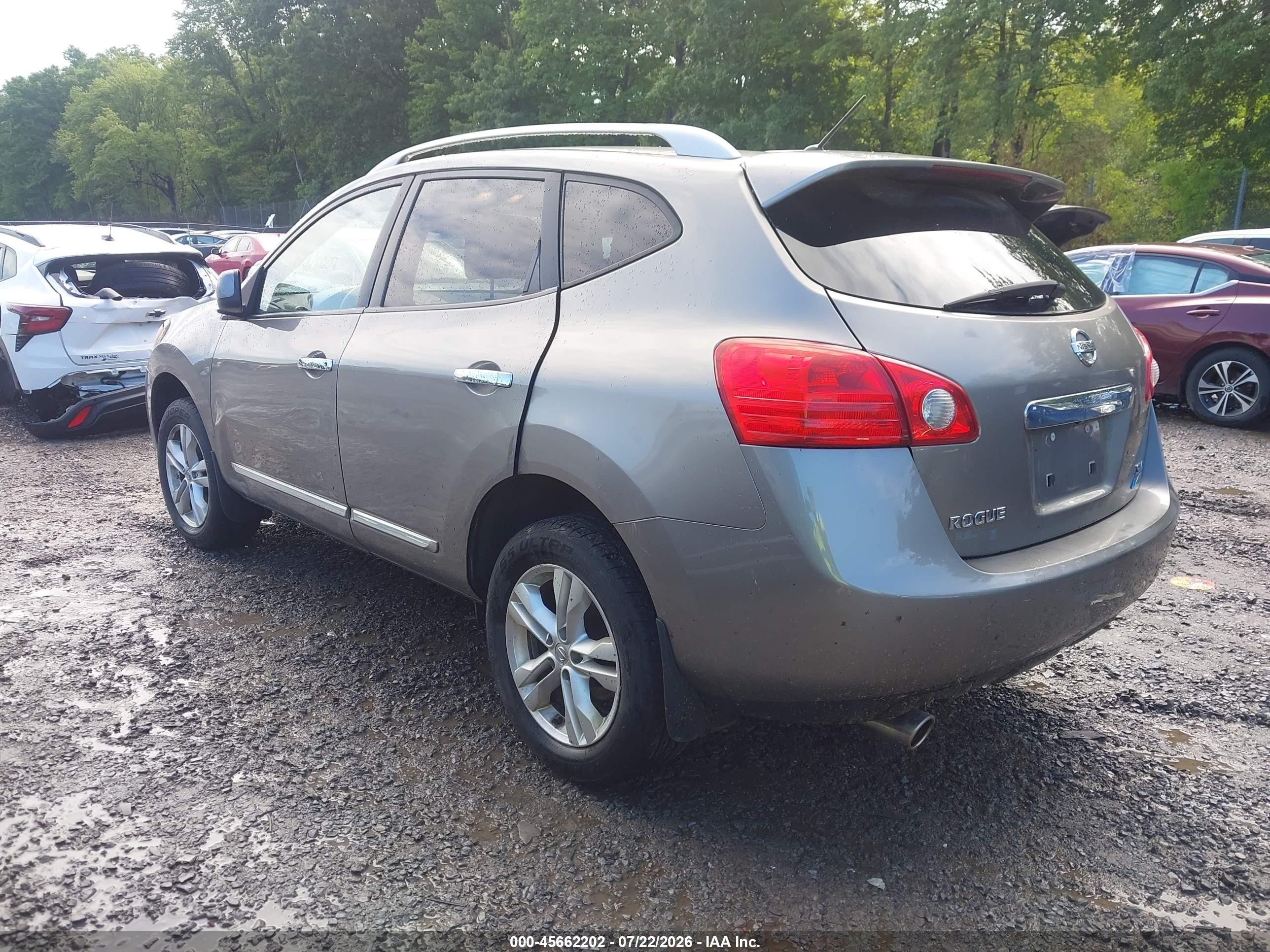 2012 Nissan Rogue Sv Pewter vin: JN8AS5MT8CW301699