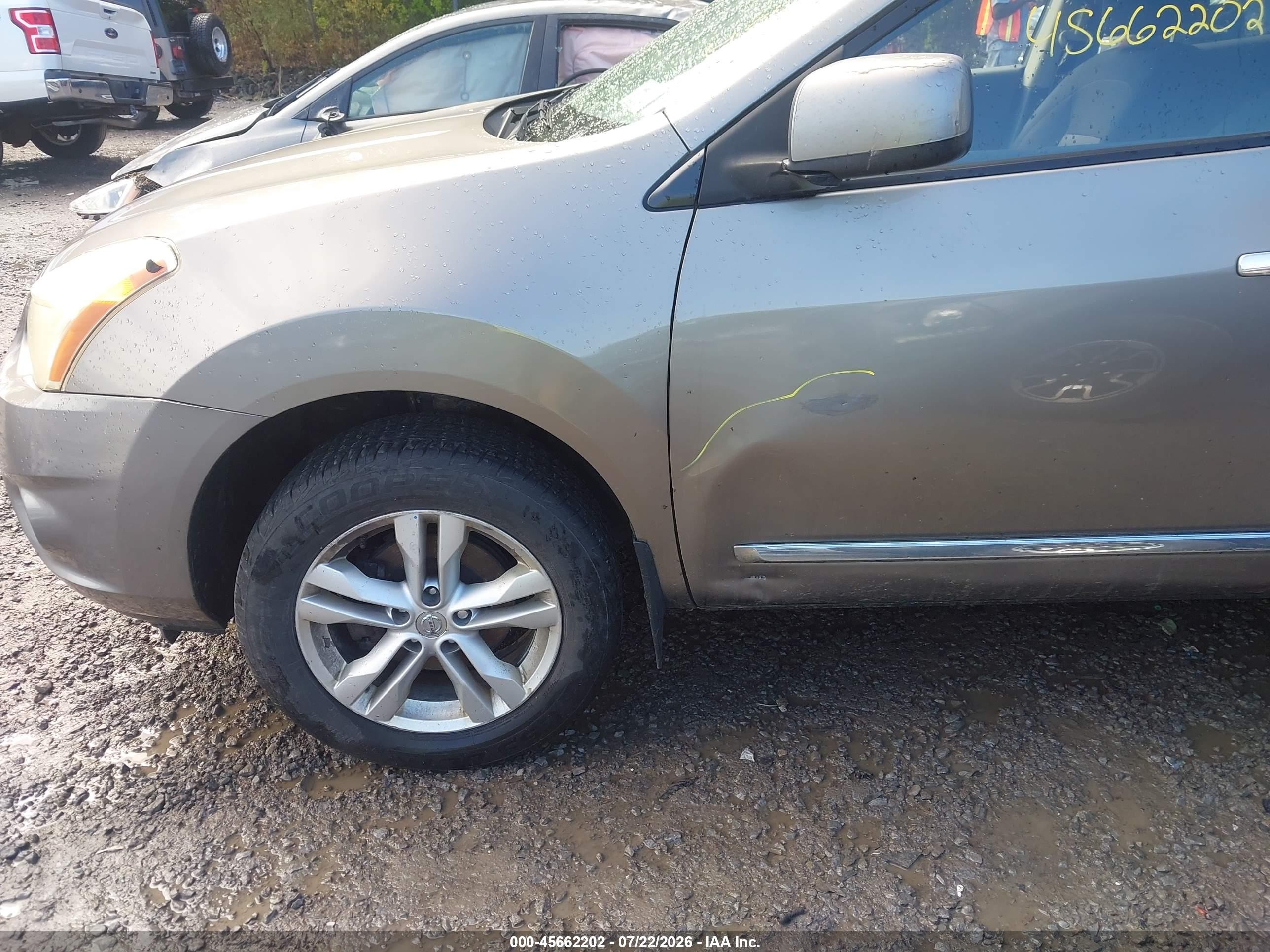 2012 Nissan Rogue Sv Pewter vin: JN8AS5MT8CW301699