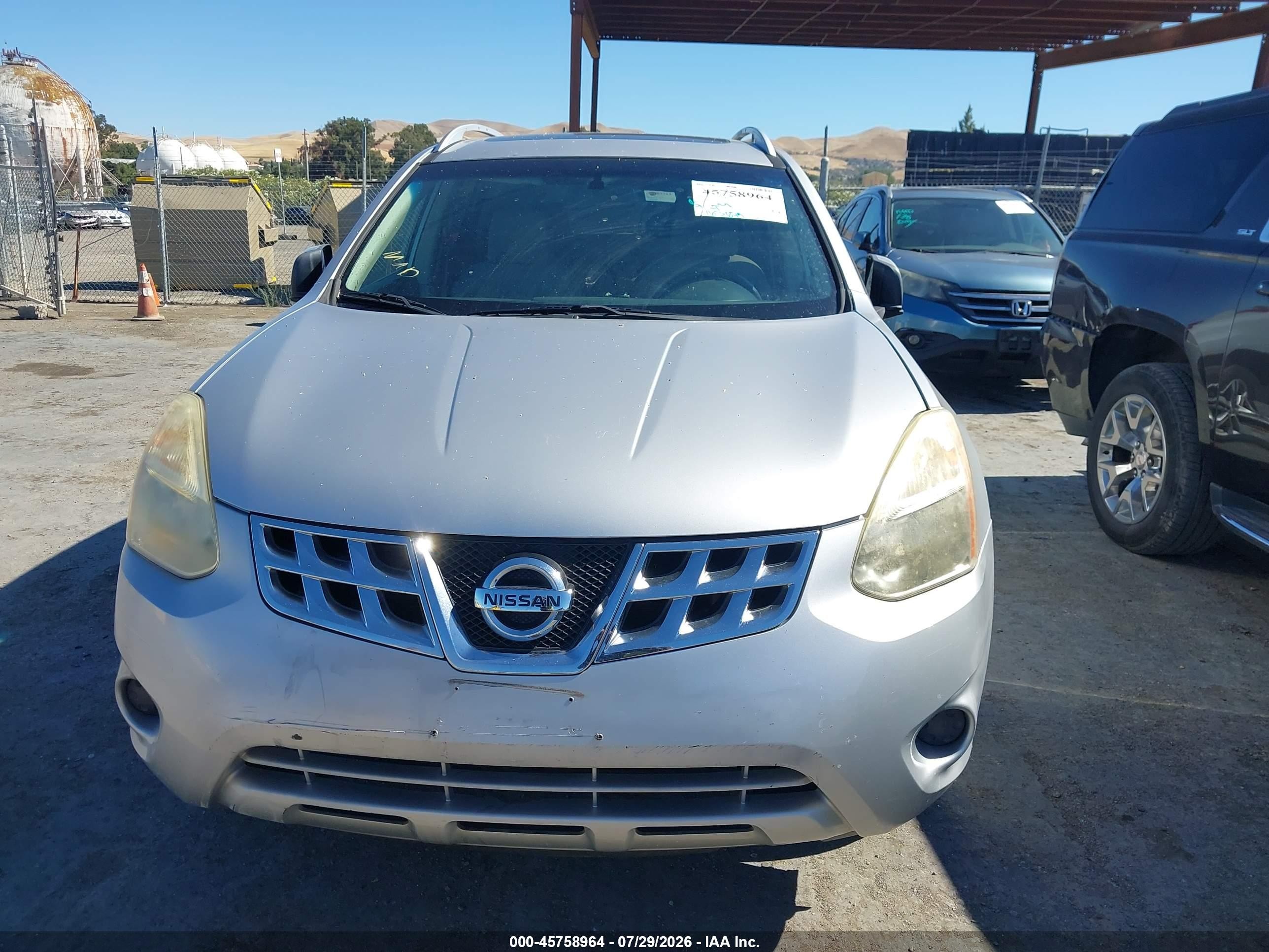 2012 Nissan Rogue Sv Silver vin: JN8AS5MT8CW609360