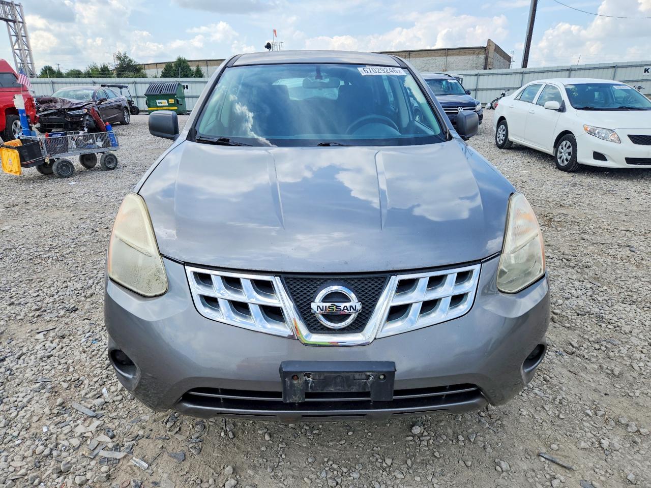 2012 Nissan Rogue S Gray vin: JN8AS5MT8CW610749