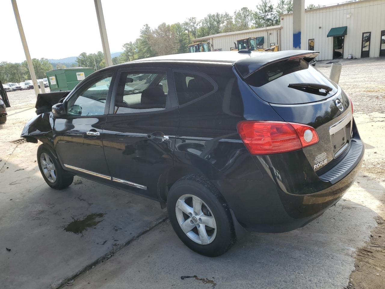2013 Nissan Rogue S Black vin: JN8AS5MT8DW001940