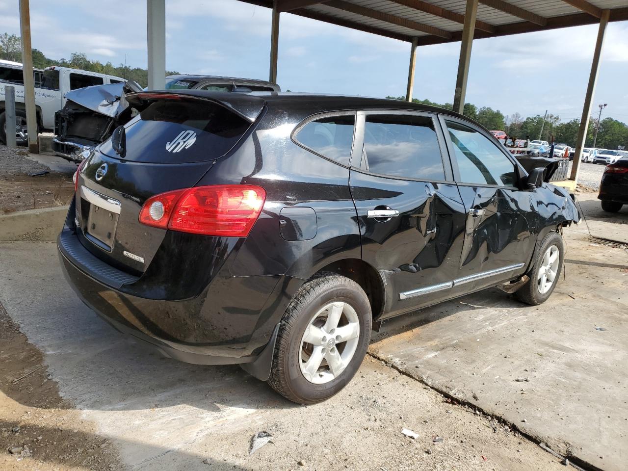 2013 Nissan Rogue S Black vin: JN8AS5MT8DW001940