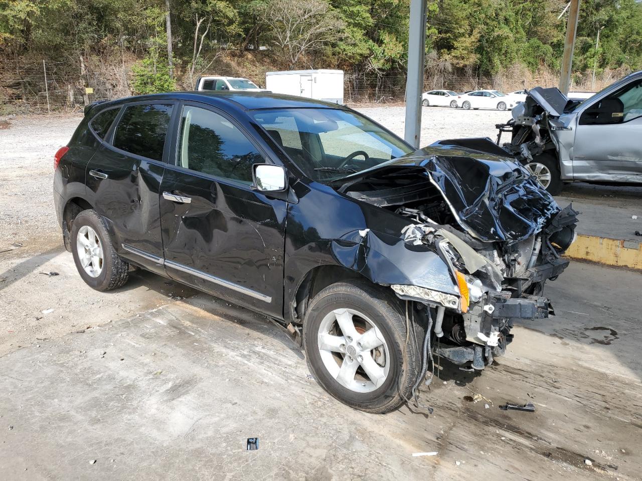 2013 Nissan Rogue S Black vin: JN8AS5MT8DW001940