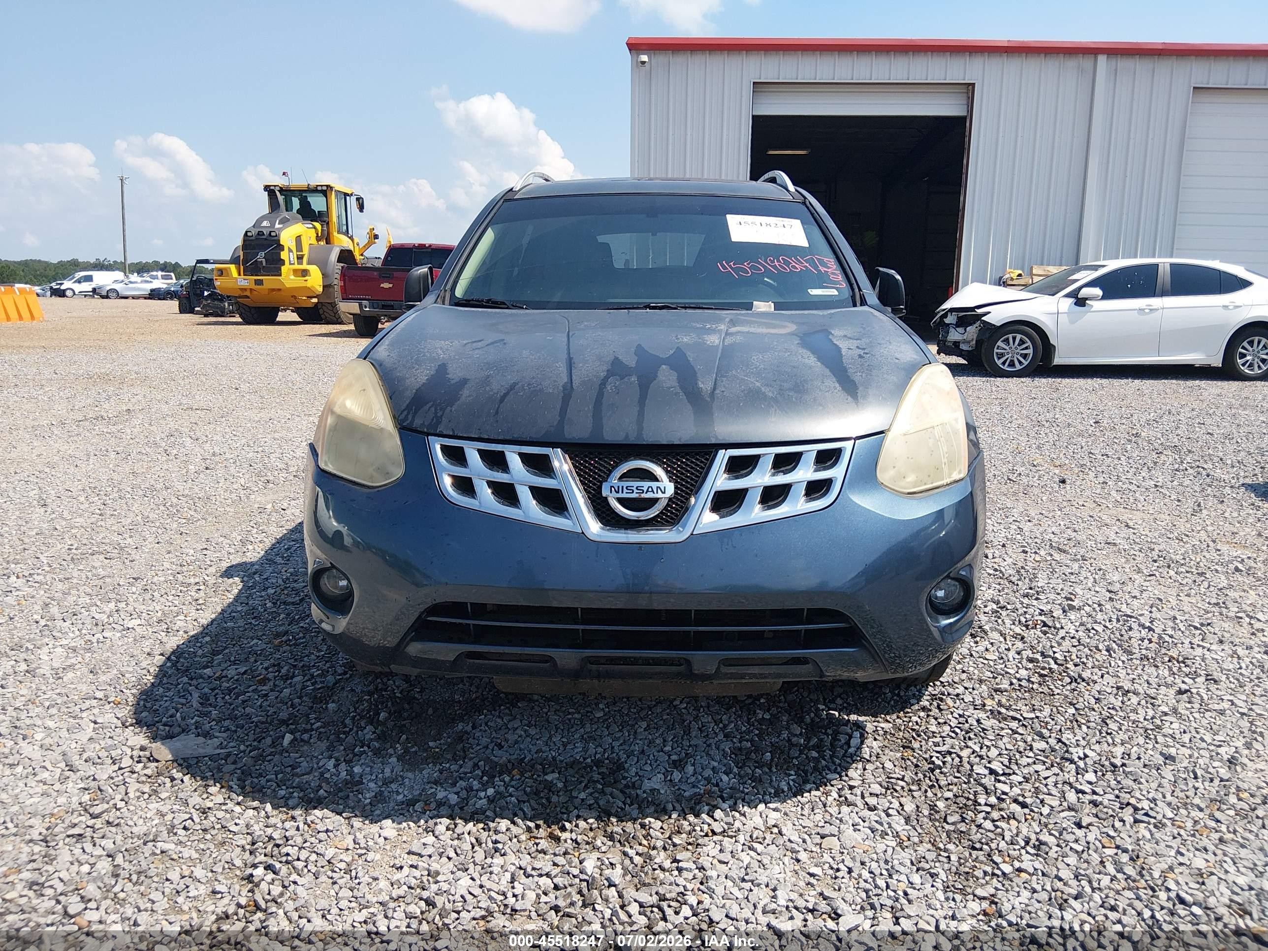 2013 Nissan Rogue Sv Gray vin: JN8AS5MT8DW011514