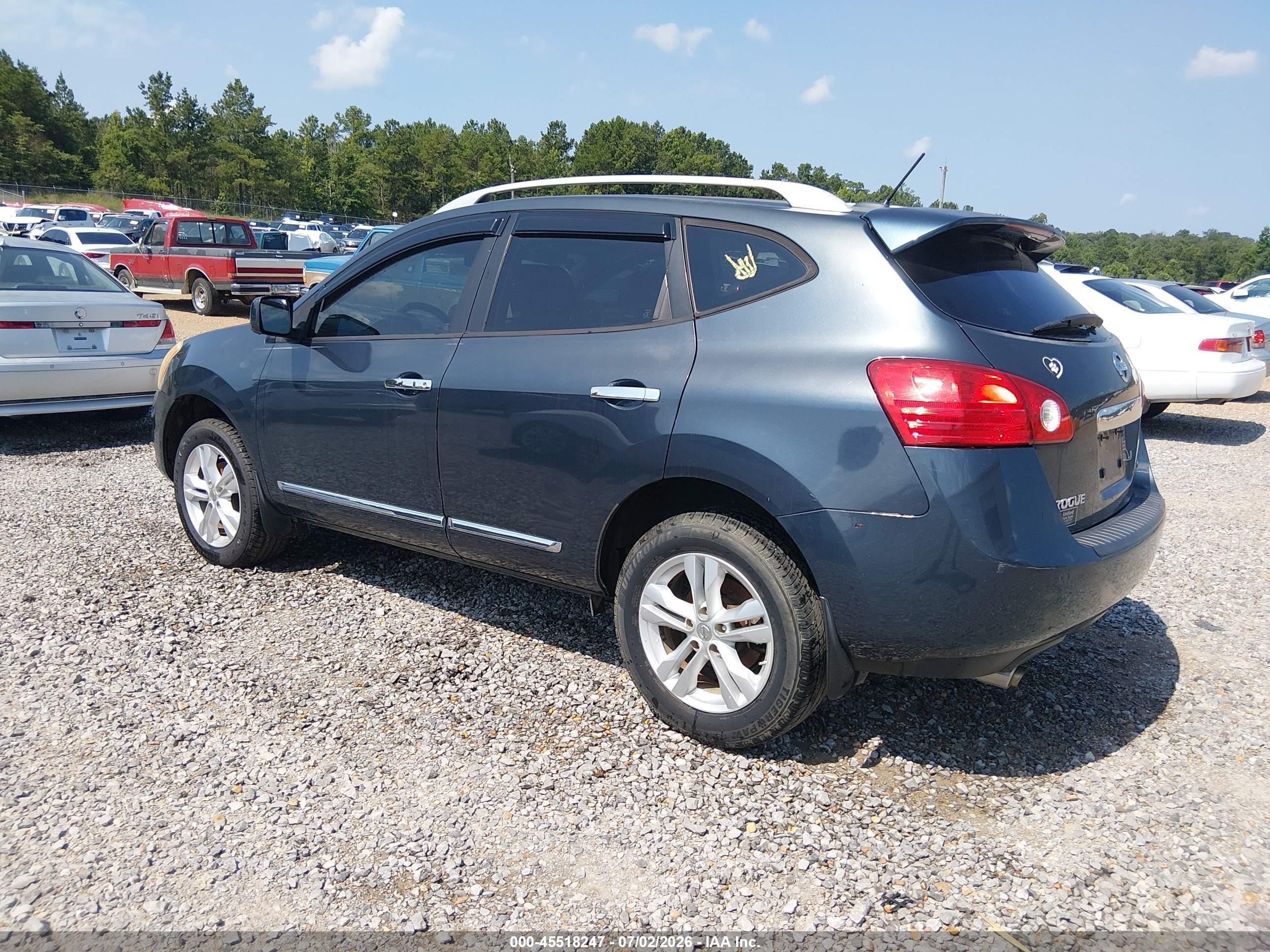 2013 Nissan Rogue Sv Gray vin: JN8AS5MT8DW011514