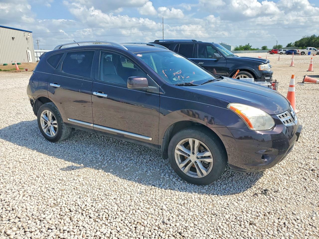 2013 Nissan Rogue S Purple vin: JN8AS5MT8DW014087