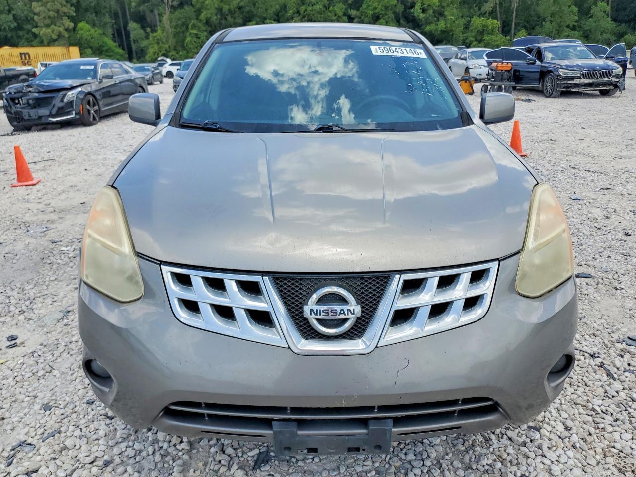 2013 Nissan Rogue S/sv Серый vin: JN8AS5MT8DW032413