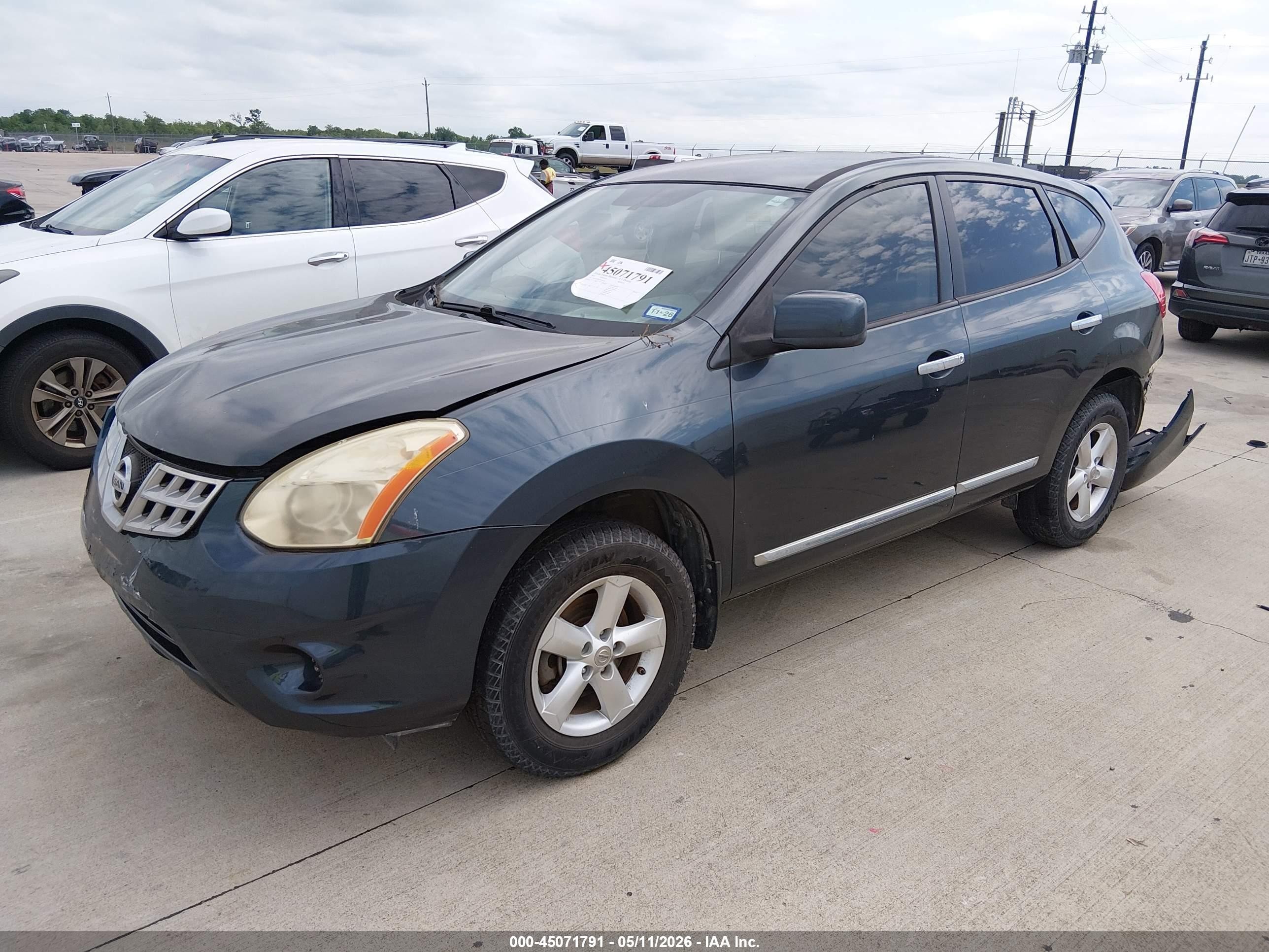 2013 Nissan Rogue S Teal vin: JN8AS5MT8DW501564