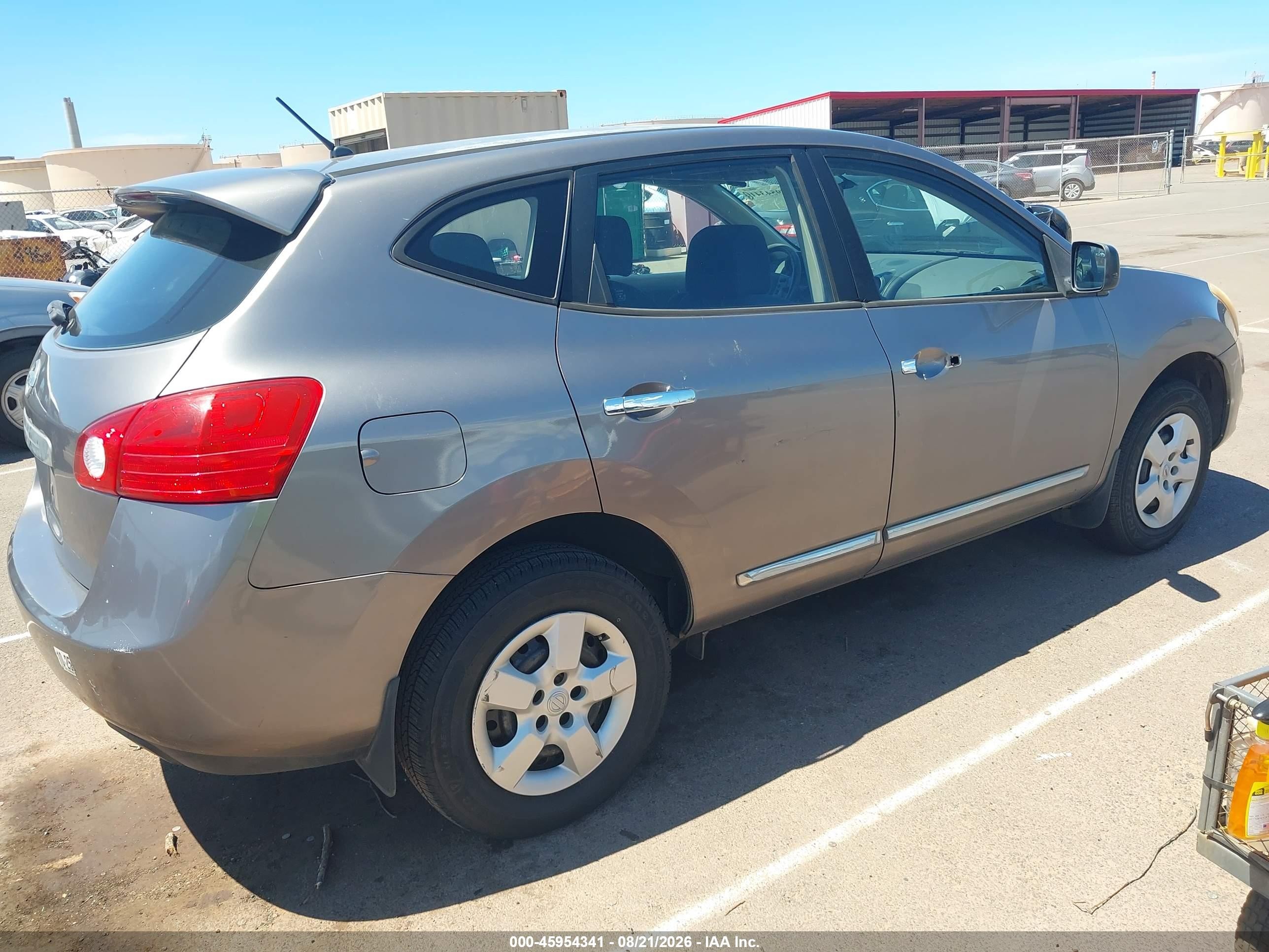 2013 Nissan Rogue S Gray vin: JN8AS5MT8DW504271