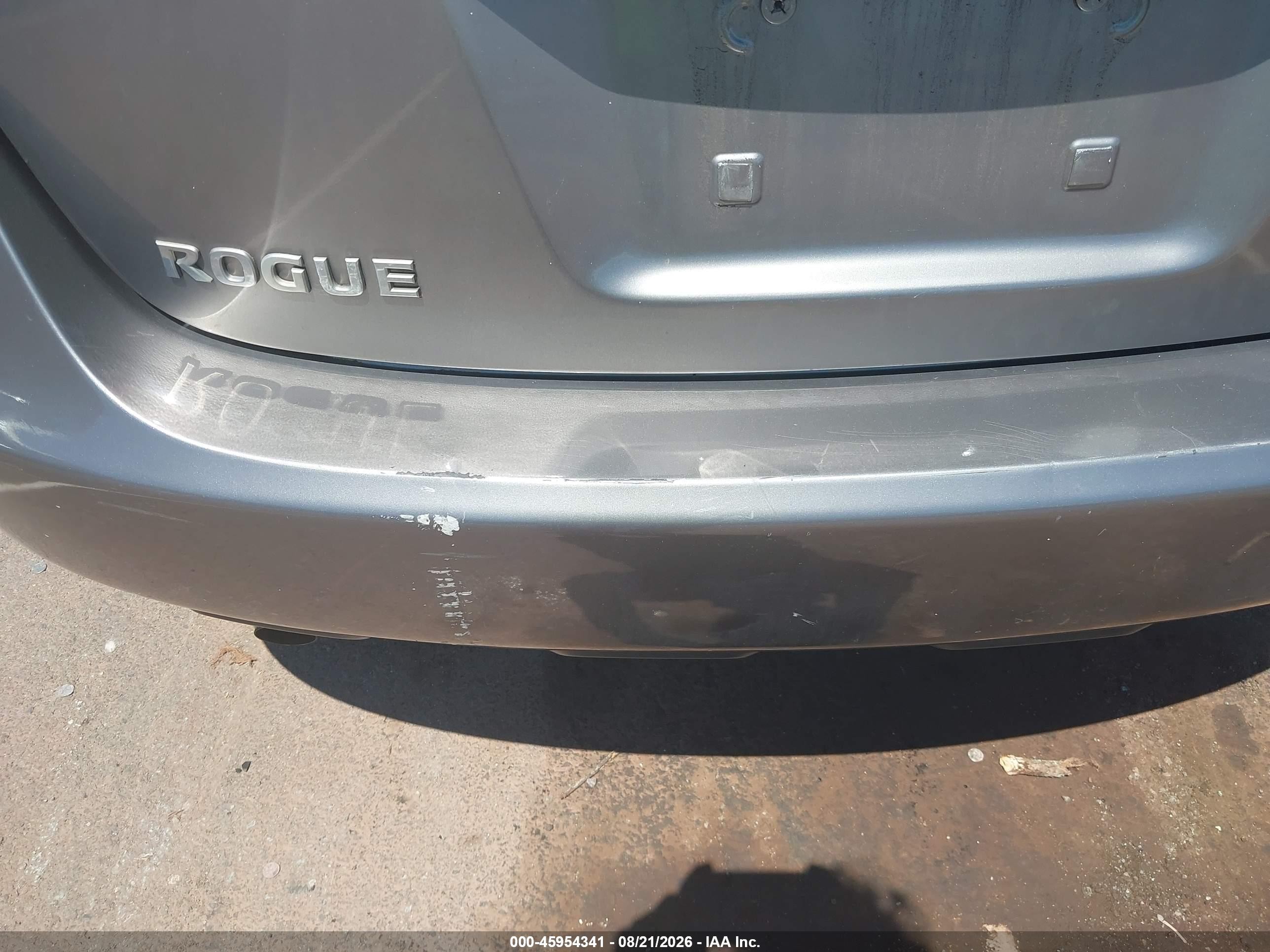 2013 Nissan Rogue S Gray vin: JN8AS5MT8DW504271