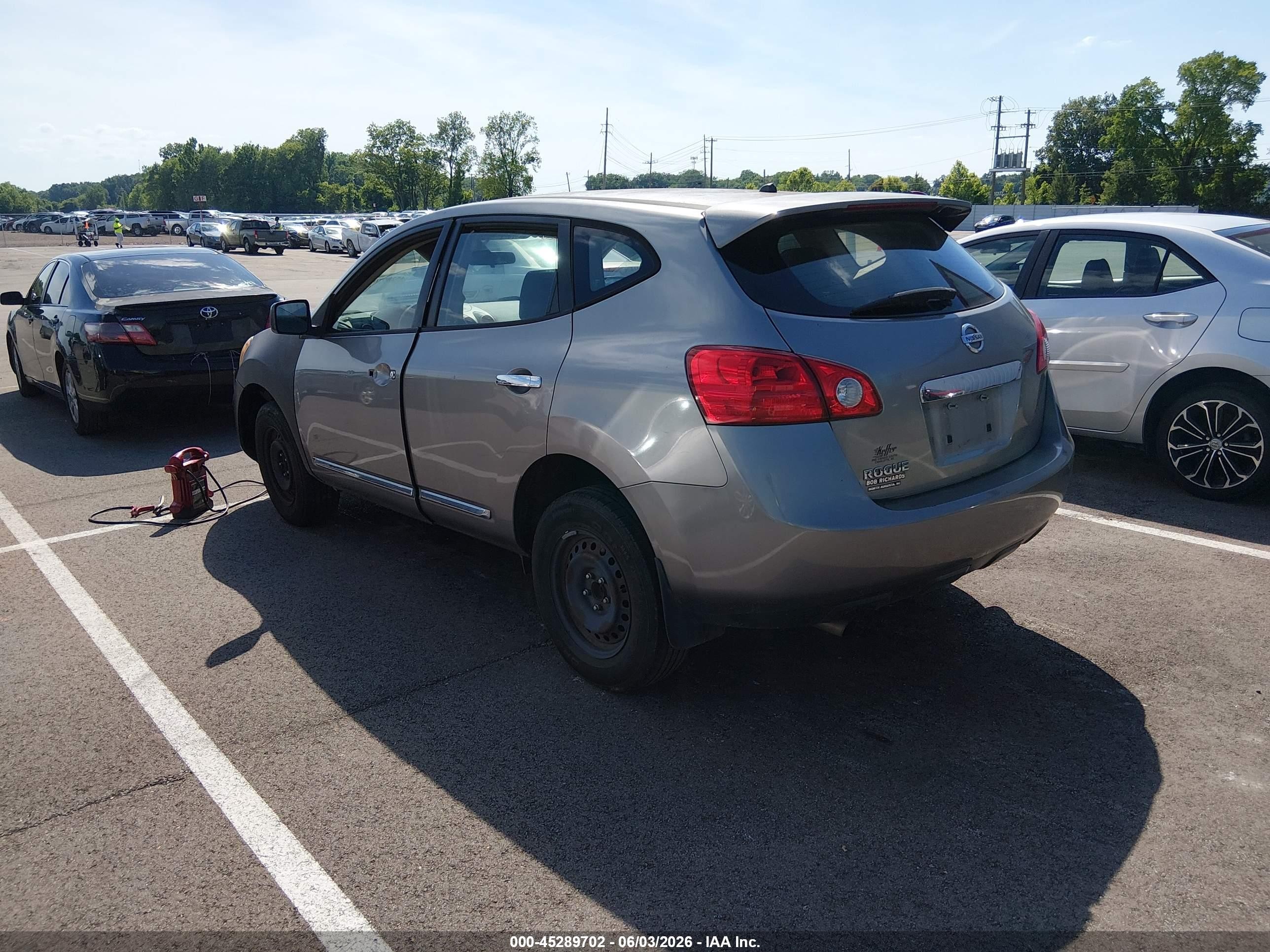 2013 Nissan Rogue S Gray vin: JN8AS5MT8DW504688