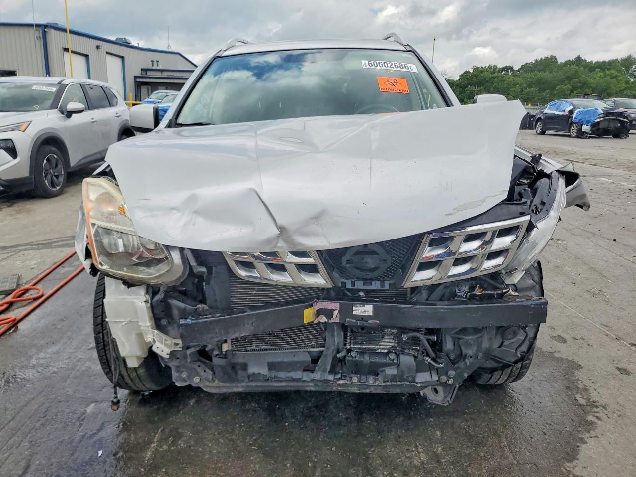 2013 Nissan Rogue S Серебряный vin: JN8AS5MT8DW508207