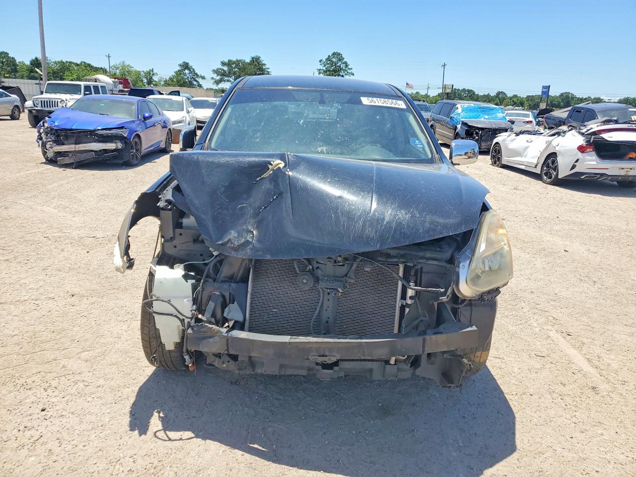 2013 Nissan Rogue S Black vin: JN8AS5MT8DW508238