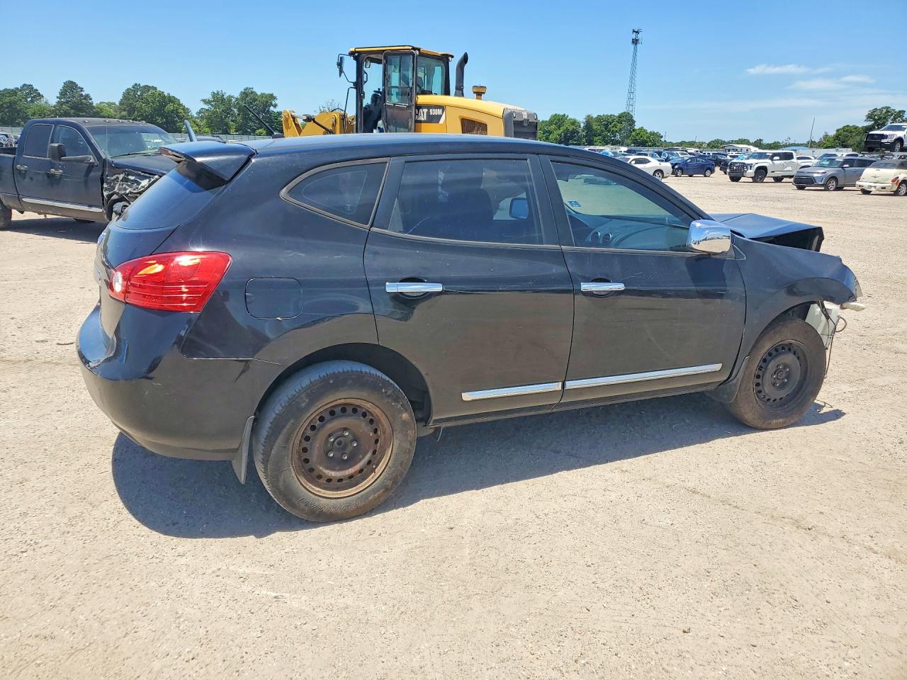 2013 Nissan Rogue S Black vin: JN8AS5MT8DW508238