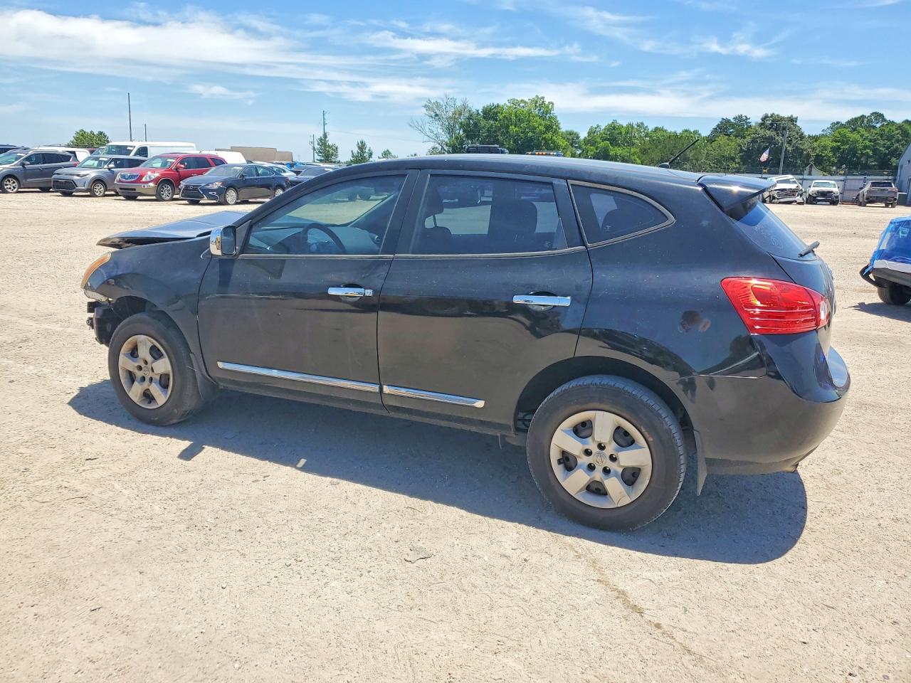 2013 Nissan Rogue S Black vin: JN8AS5MT8DW508238