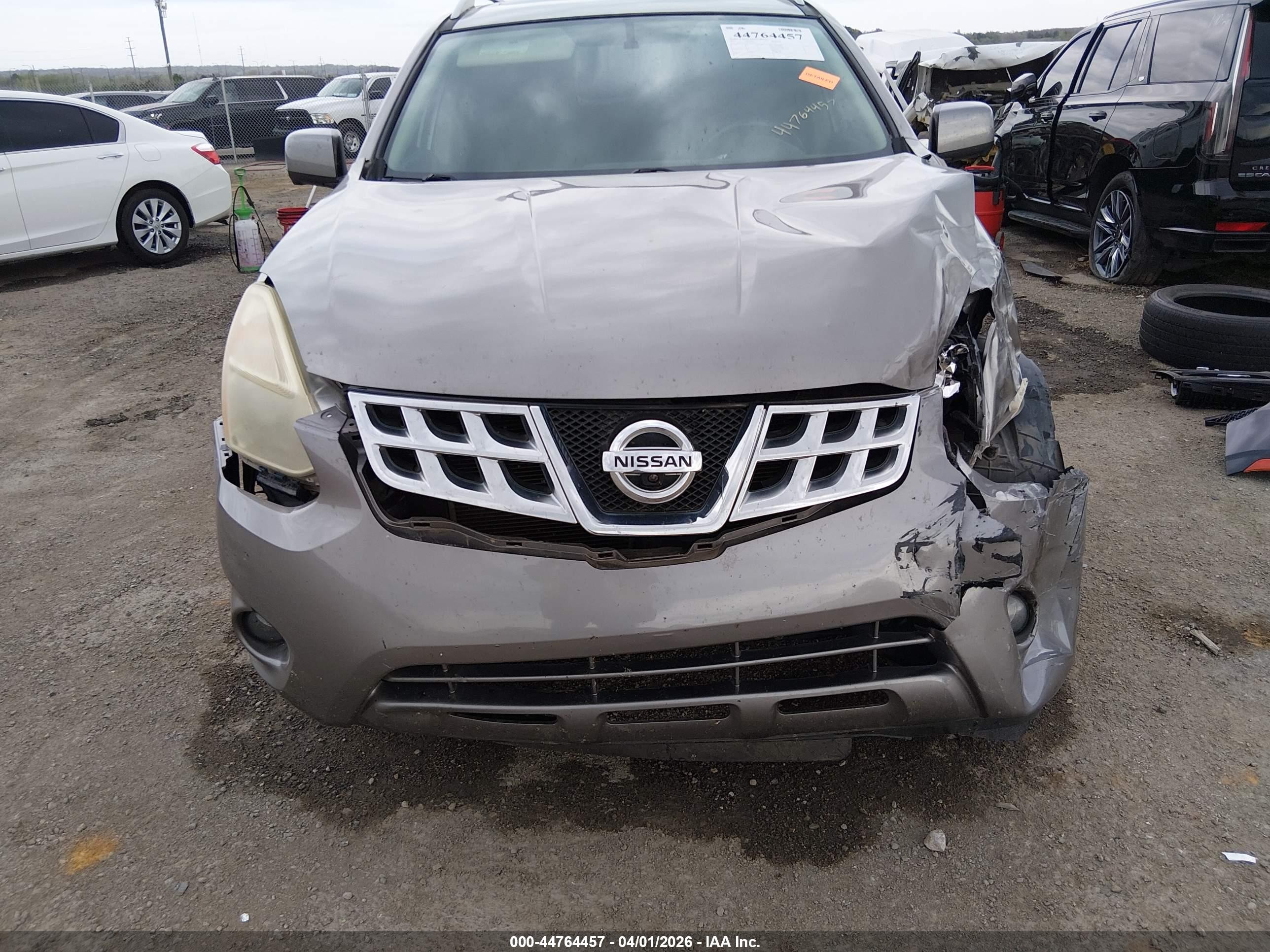 2013 Nissan Rogue Sv W/sl Pkg Gray vin: JN8AS5MT8DW511835