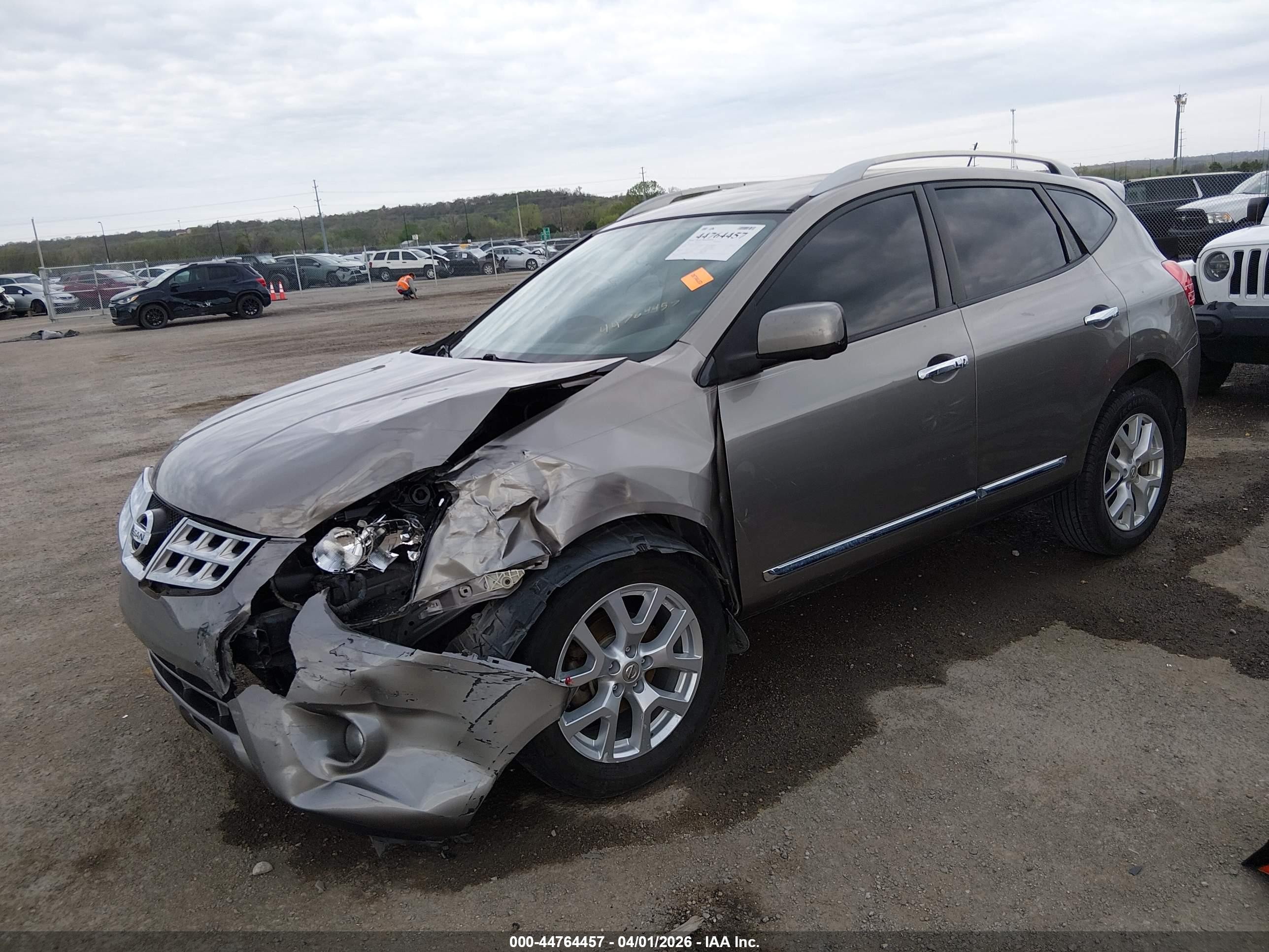 2013 Nissan Rogue Sv W/sl Pkg Gray vin: JN8AS5MT8DW511835